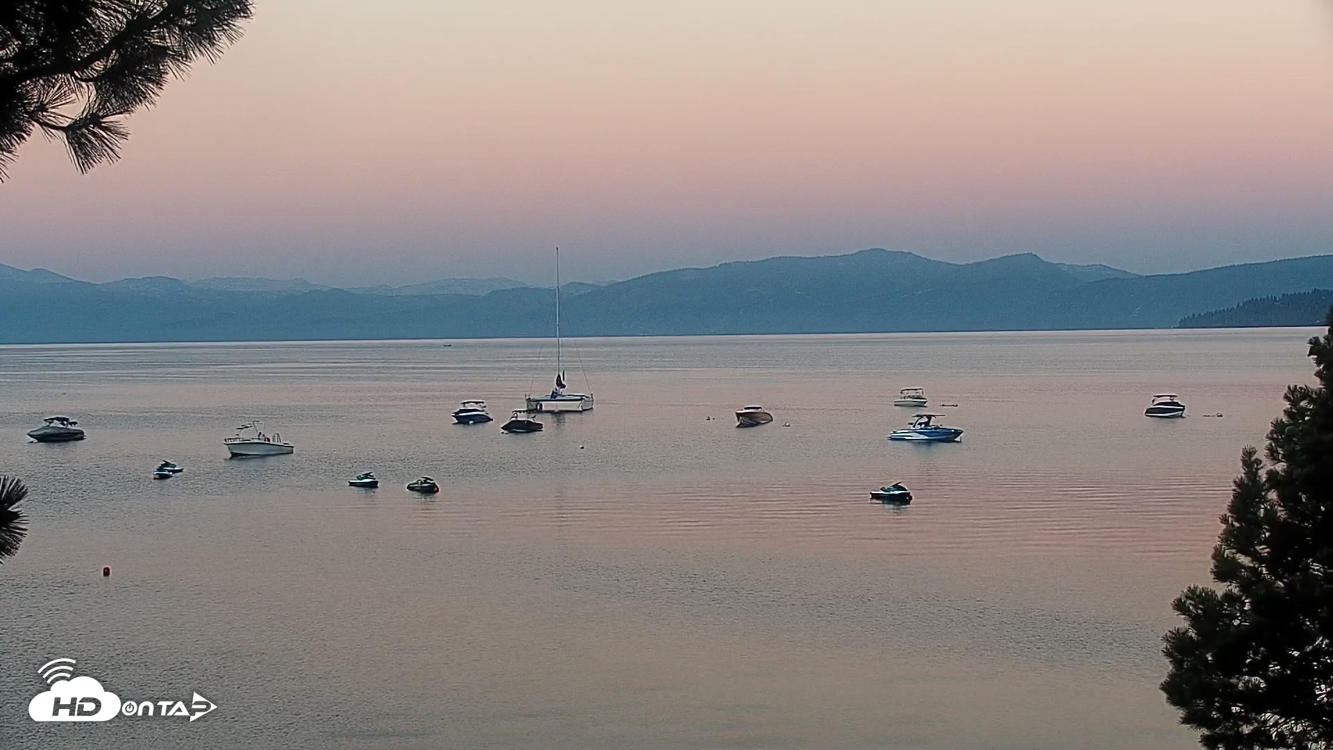 Snapshot of Kings Beach North Lake Tahoe Live Webcam taken Aug 4, 2026, 6:01am PDT