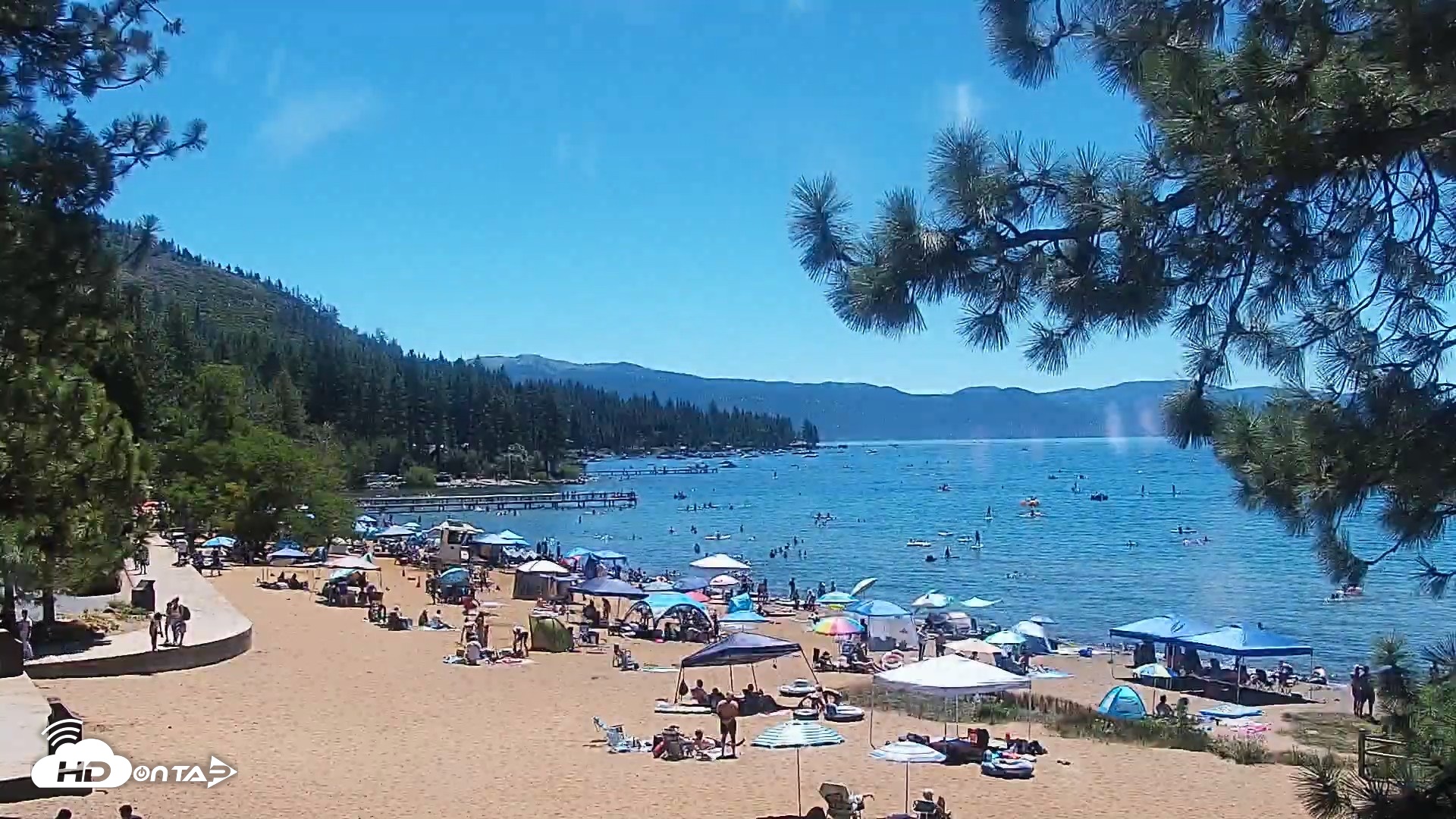 Snapshot of Kings Beach North Lake Tahoe Live Webcam taken Jul 31, 2026, 11:52am PDT