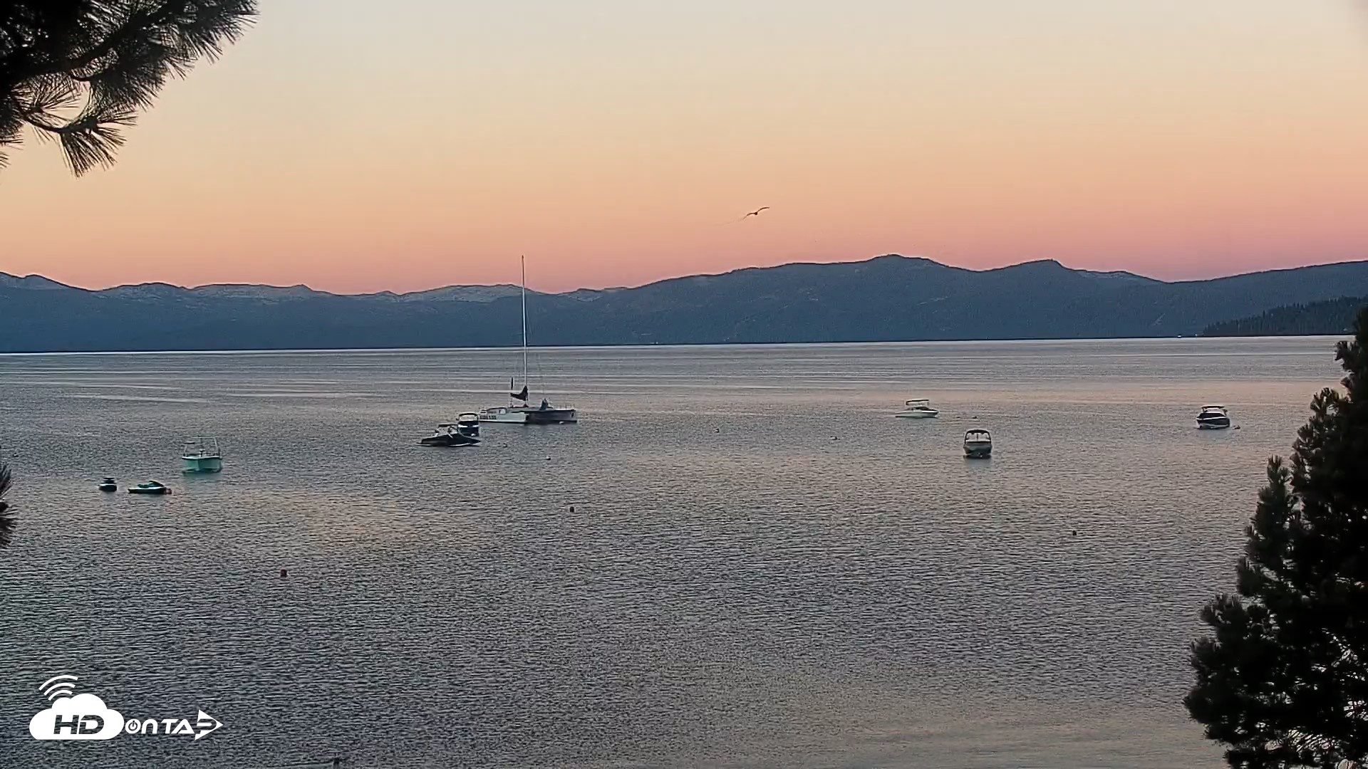 Snapshot of Kings Beach North Lake Tahoe Live Webcam taken Sep 8, 2026, 6:34am PDT