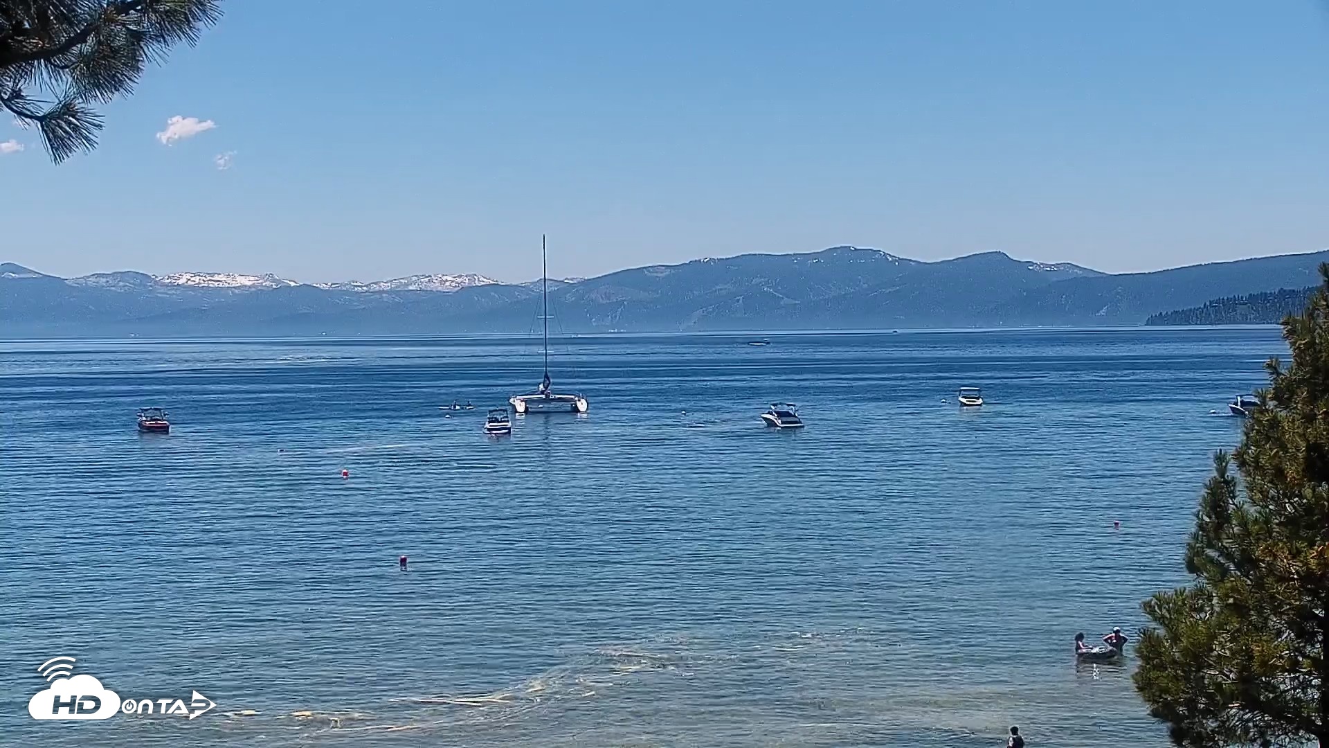 Snapshot of Kings Beach North Lake Tahoe Live Webcam taken Jun 16, 2026, 1:17pm PDT