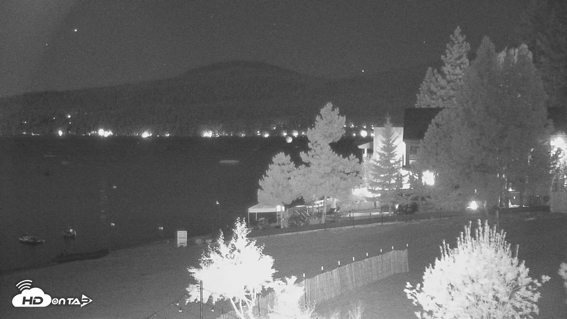 Snapshot of Kings Beach North Lake Tahoe Live Webcam taken Aug 2, 2026, 10:35pm PDT