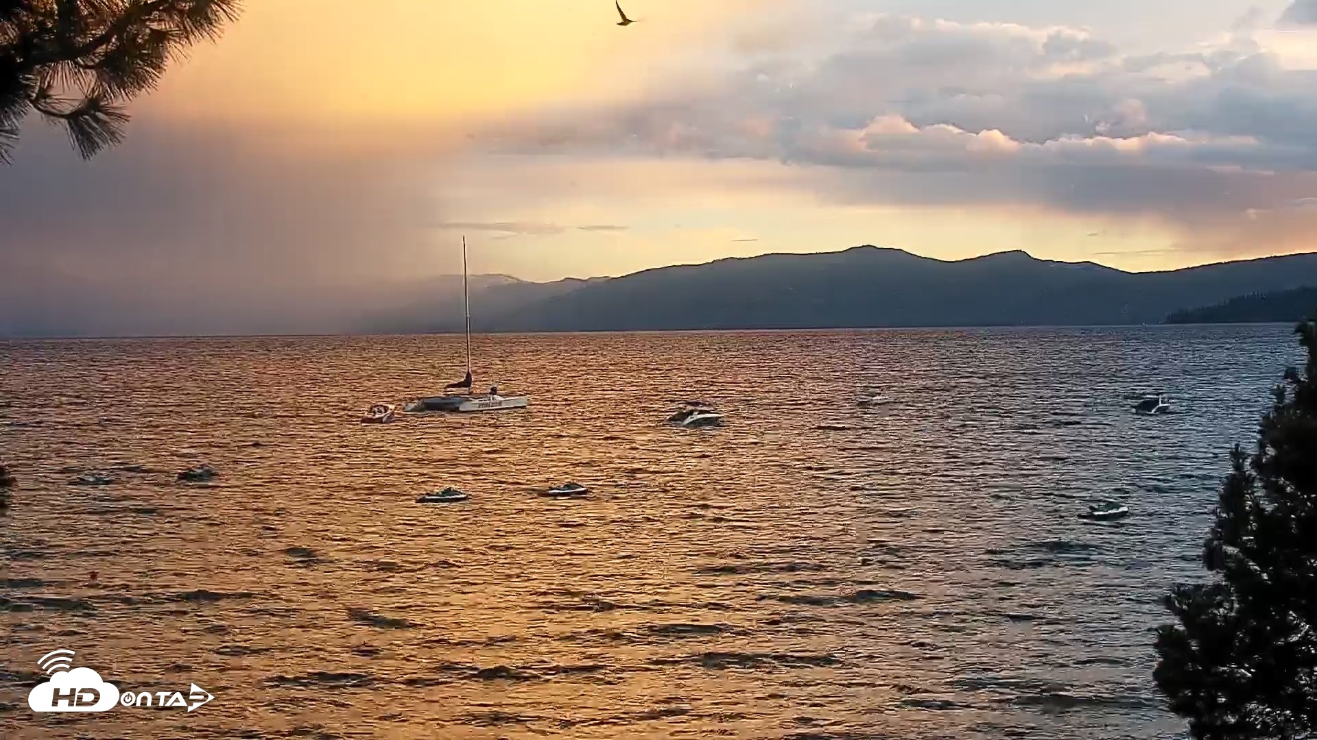 Snapshot of Kings Beach North Lake Tahoe Live Webcam taken Jun 29, 2026, 8:18pm PDT
