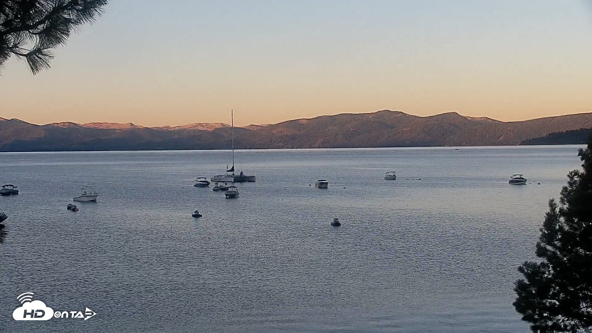 Snapshot of Kings Beach North Lake Tahoe Live Webcam taken Jul 24, 2026, 6:07am PDT