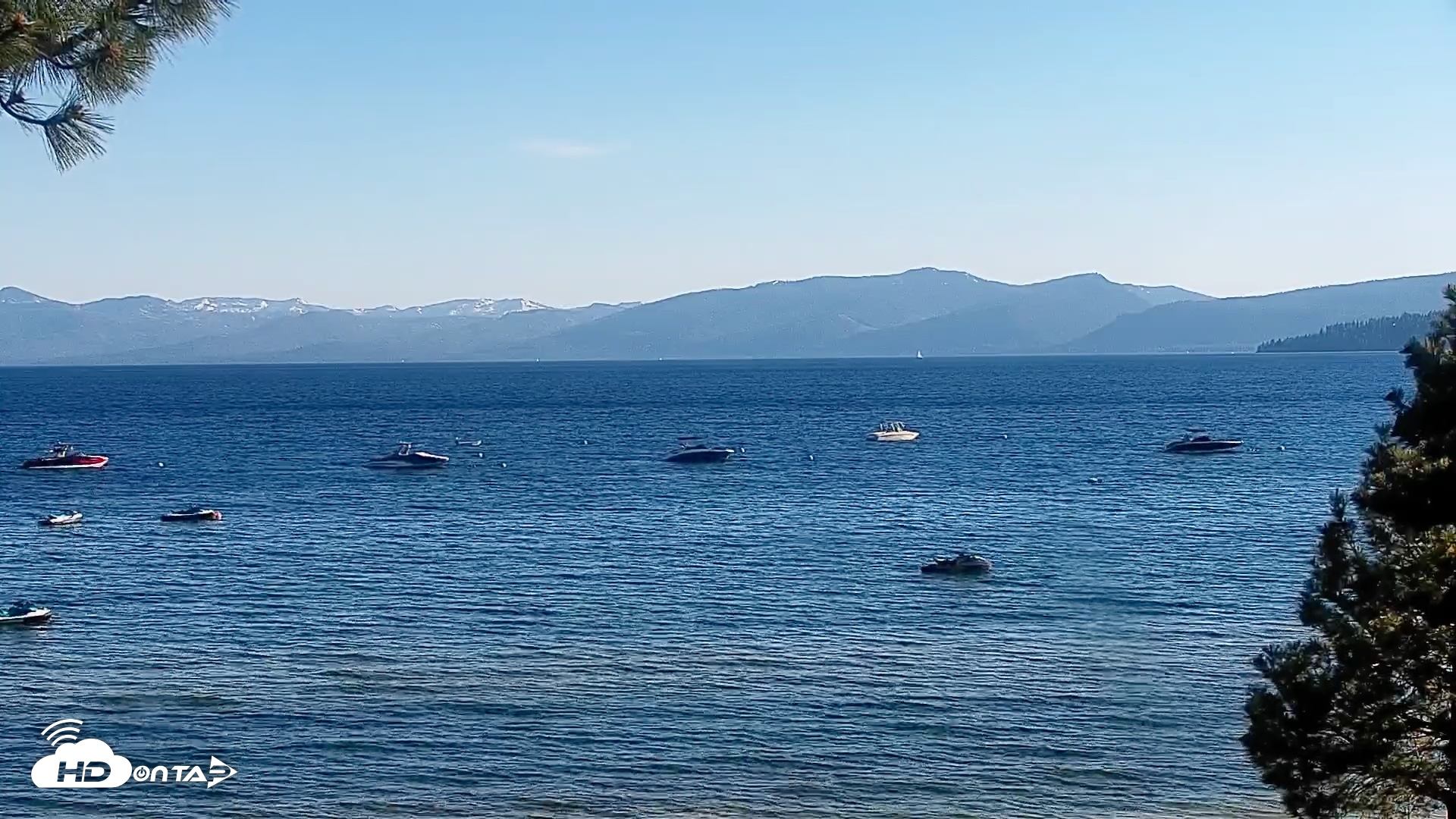 Snapshot of Kings Beach North Lake Tahoe Live Webcam taken Jun 16, 2026, 6:44pm PDT