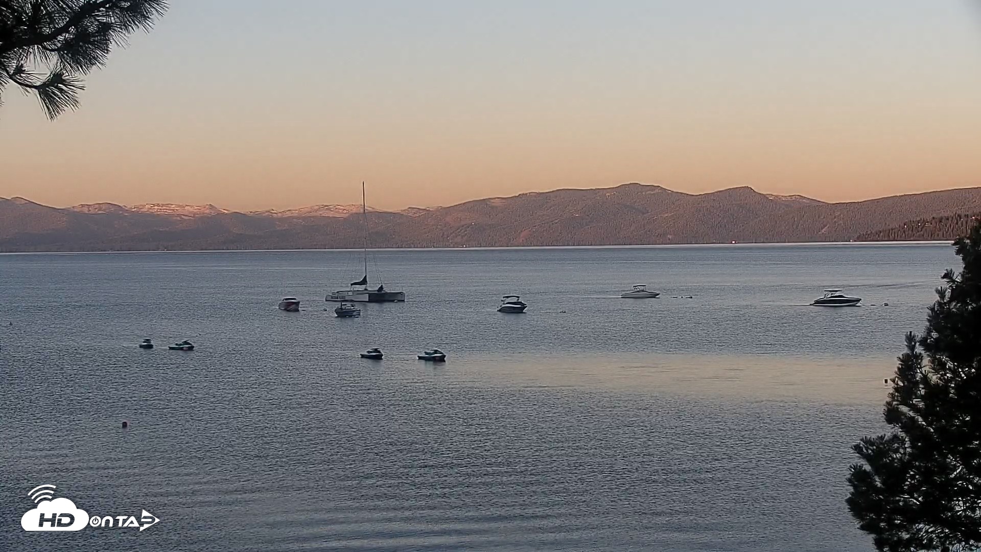 Snapshot of Kings Beach North Lake Tahoe Live Webcam taken Jun 22, 2026, 5:53am PDT
