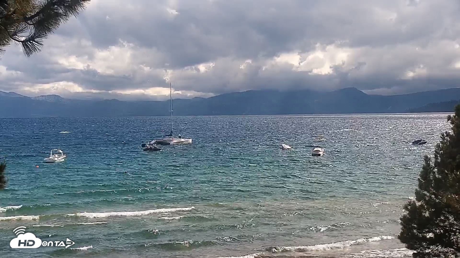 Snapshot of Kings Beach North Lake Tahoe Live Webcam taken Sep 4, 2026, 4:10pm PDT
