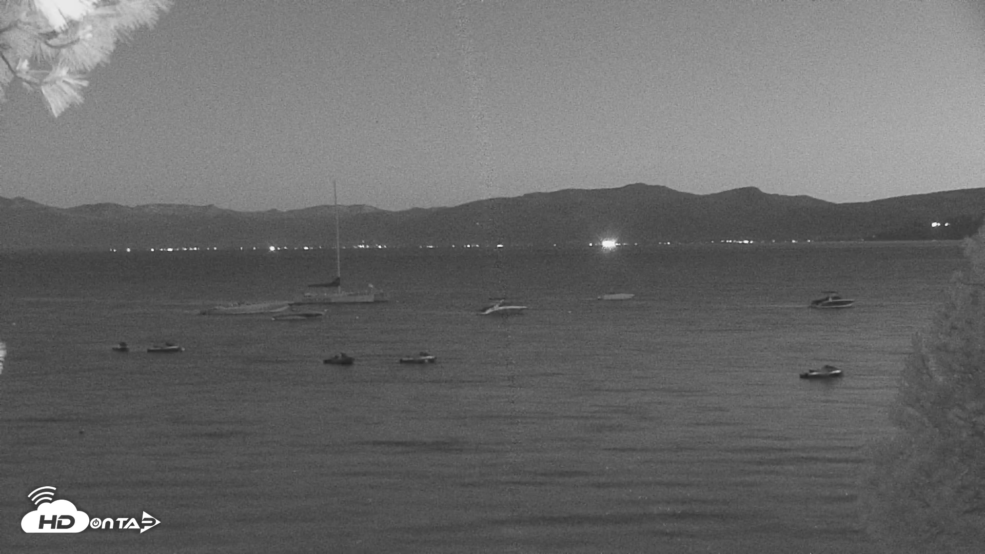 Snapshot of Kings Beach North Lake Tahoe Live Webcam taken Jun 24, 2026, 9:24pm PDT