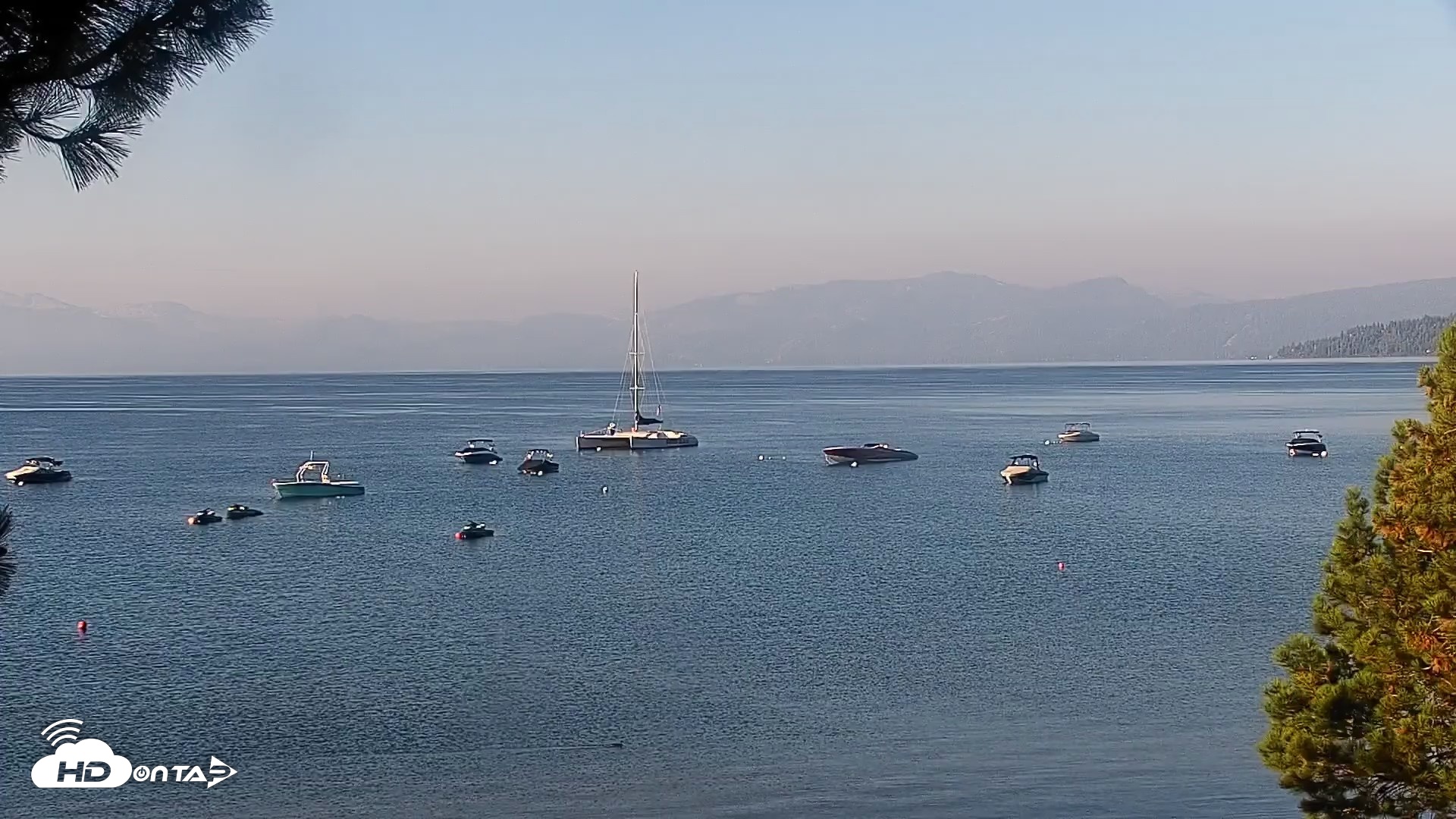 Snapshot of Kings Beach North Lake Tahoe Live Webcam taken Aug 31, 2026, 7:45am PDT