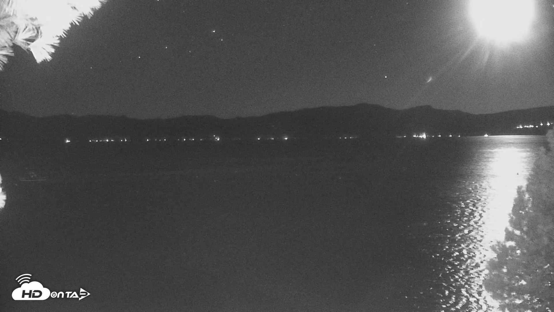Snapshot of Kings Beach North Lake Tahoe Live Webcam taken Oct 14, 2026, 7:40pm PDT