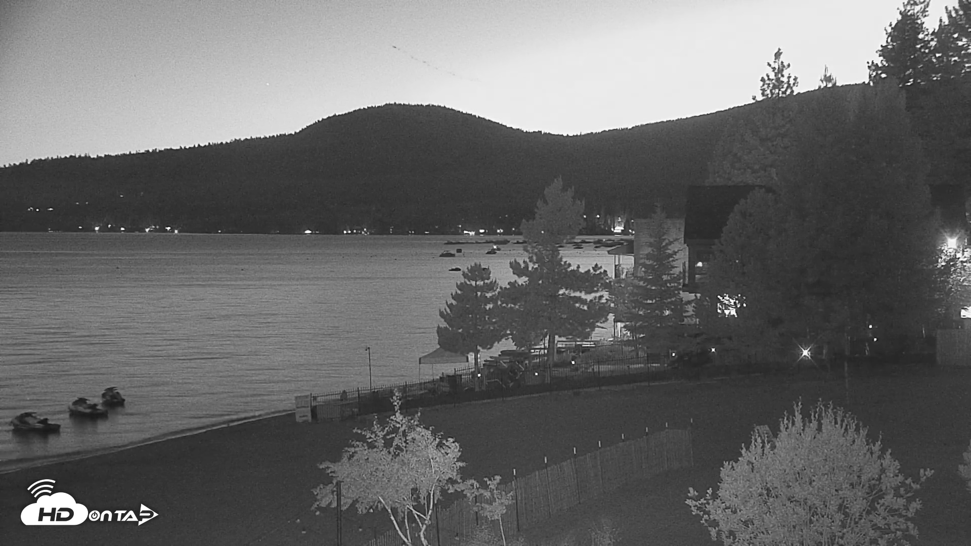 Snapshot of Kings Beach North Lake Tahoe Live Webcam taken Jun 24, 2026, 9:25pm PDT