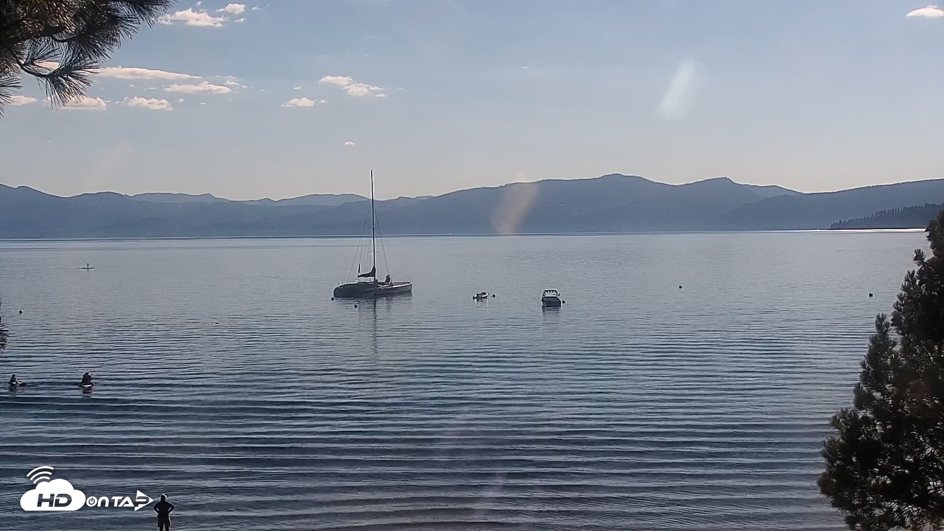 Snapshot of Kings Beach North Lake Tahoe Live Webcam taken Oct 7, 2026, 3:50pm PDT
