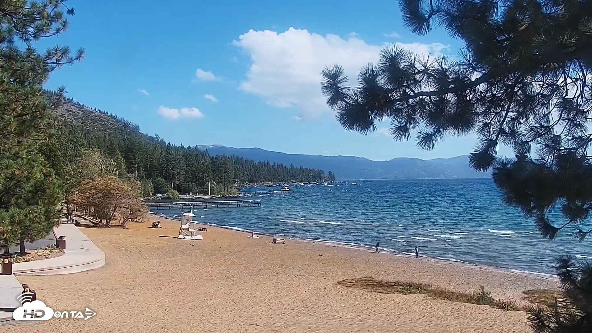 Snapshot of Kings Beach North Lake Tahoe Live Webcam taken Sep 17, 2026, 3:12pm PDT