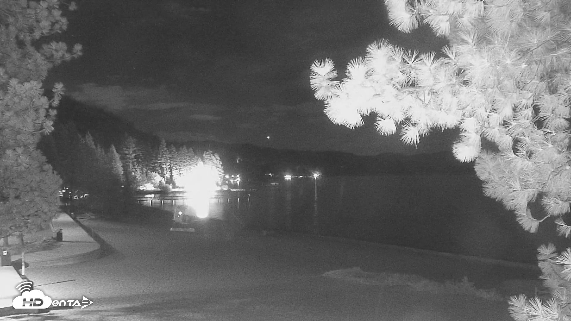 Snapshot of Kings Beach North Lake Tahoe Live Webcam taken Oct 20, 2026, 8:36pm PDT