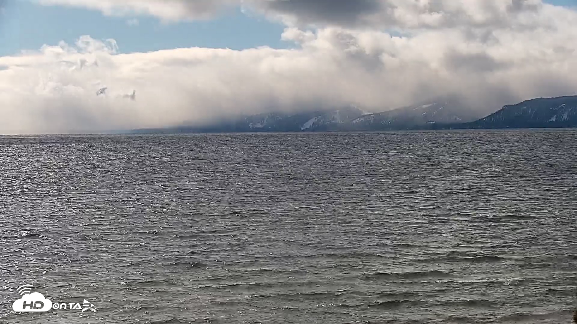 Snapshot of Kings Beach North Lake Tahoe Live Webcam taken Jan 7, 2026, 12:37pm PST