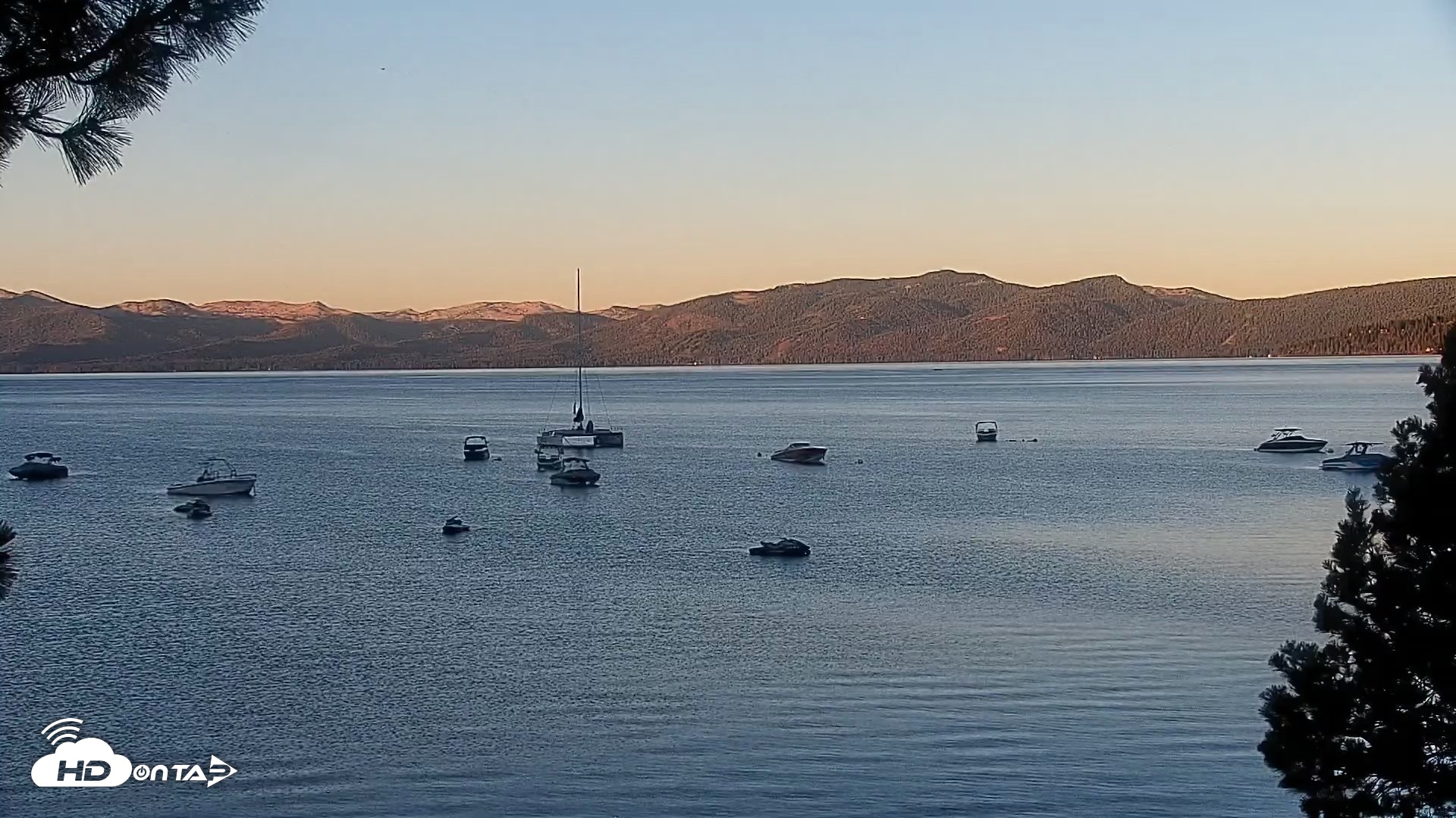 Snapshot of Kings Beach North Lake Tahoe Live Webcam taken Jul 24, 2026, 6:12am PDT