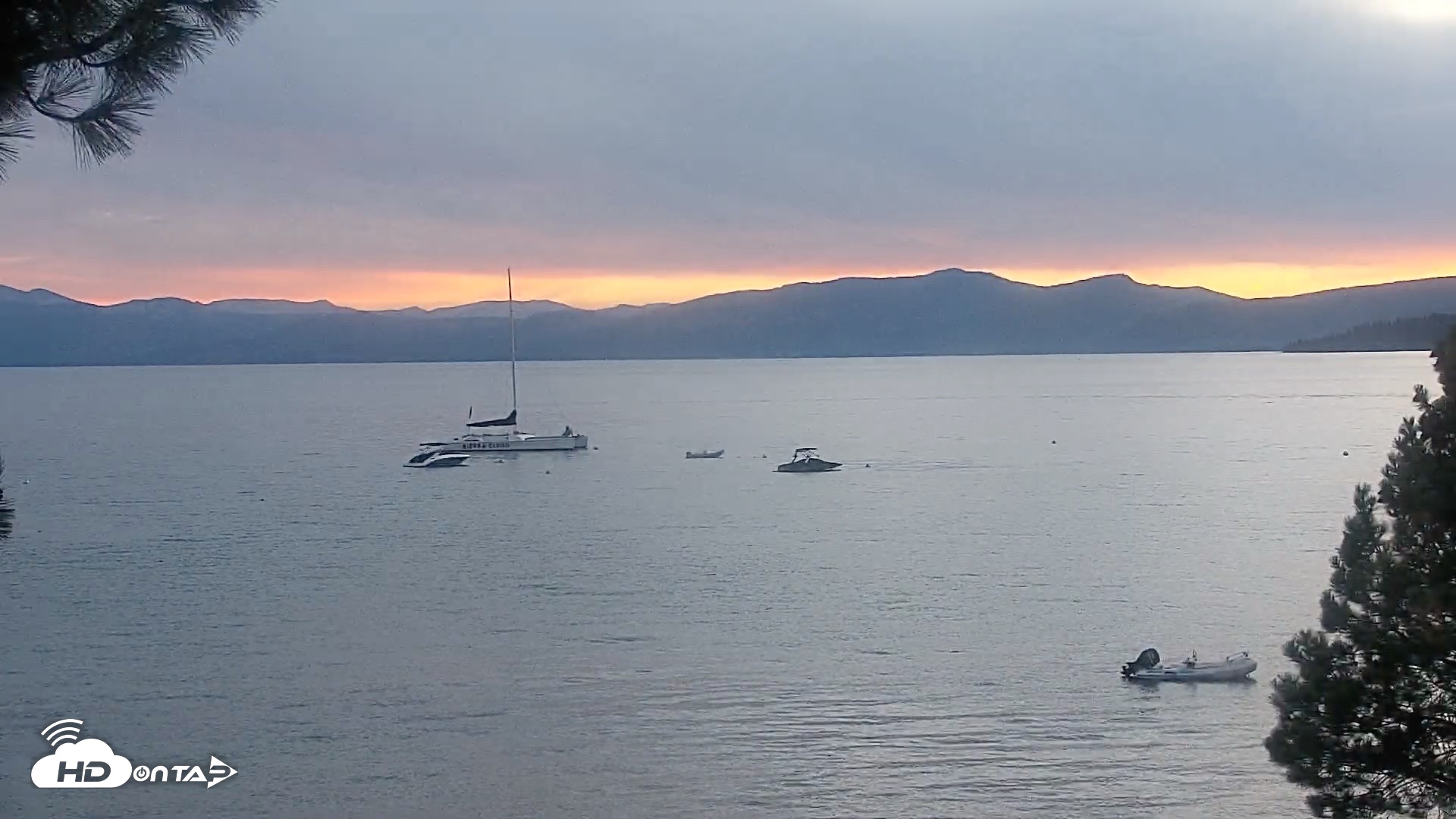 Snapshot of Kings Beach North Lake Tahoe Live Webcam taken Oct 2, 2026, 6:43pm PDT