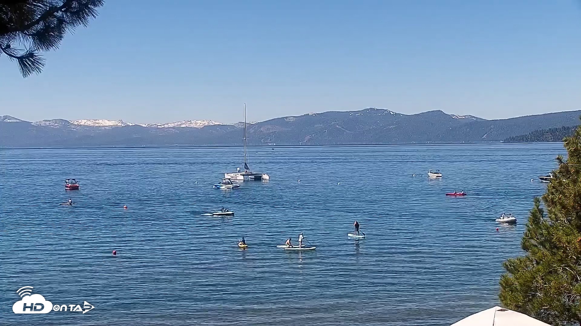 Snapshot of Kings Beach North Lake Tahoe Live Webcam taken Jun 13, 2026, 10:33am PDT