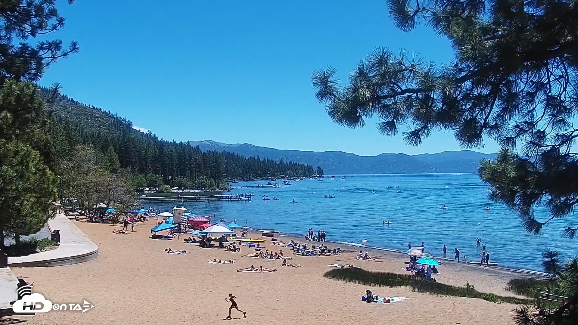 Snapshot of Kings Beach North Lake Tahoe Live Webcam taken Jun 5, 2026, 1:05pm PDT