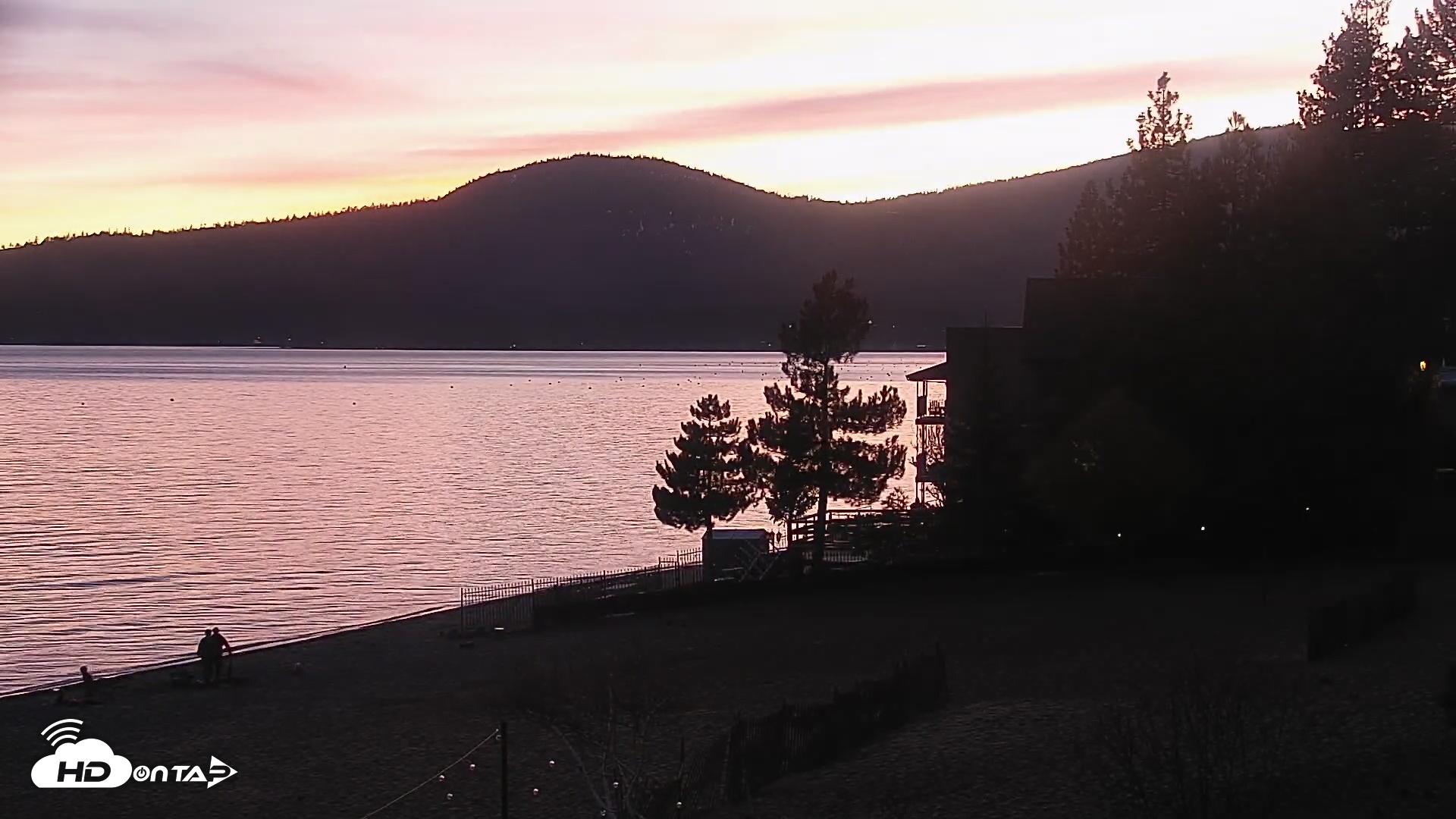 Snapshot of Kings Beach North Lake Tahoe Live Webcam taken Mar 28, 2026, 7:37pm PDT