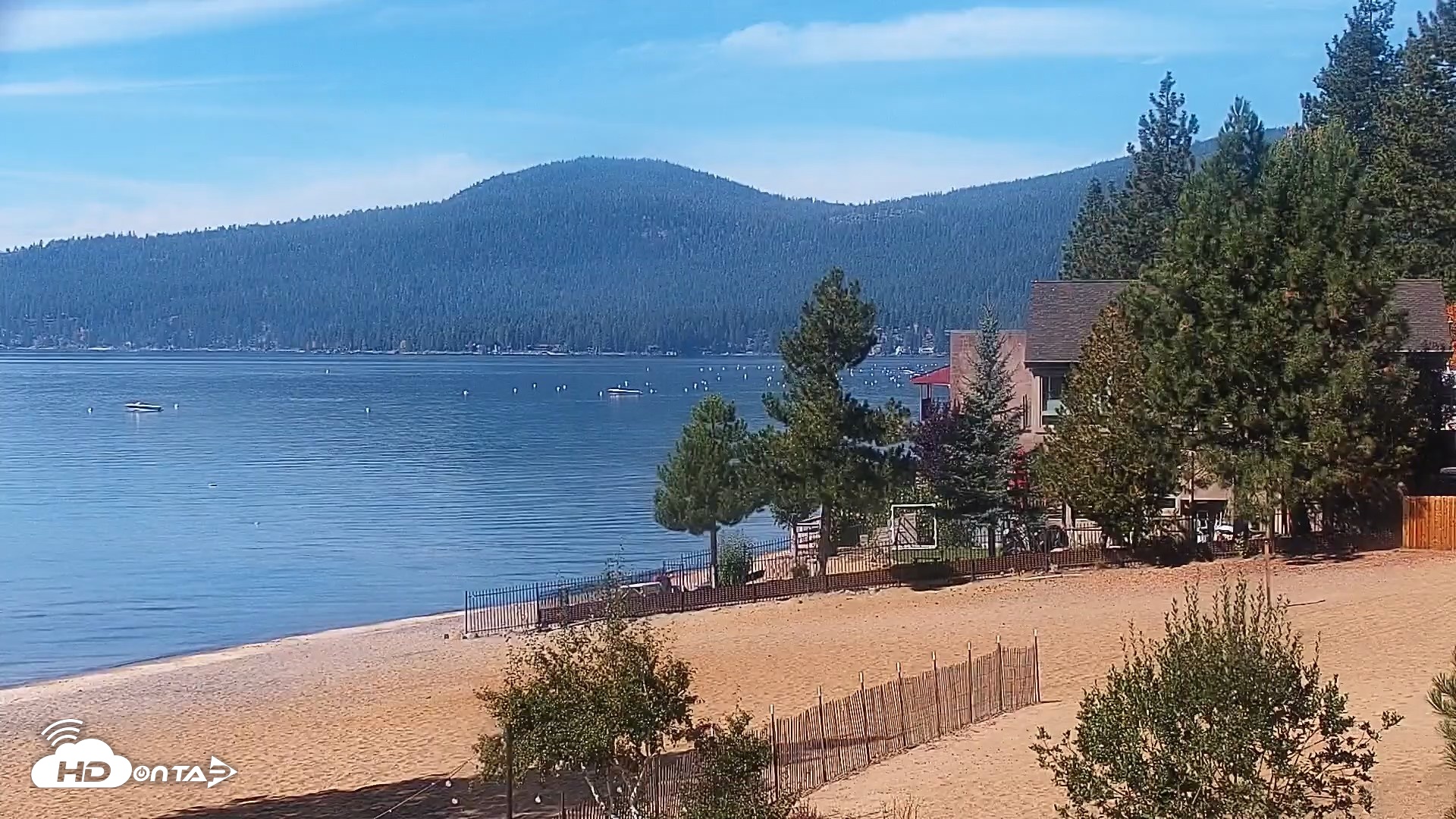 Snapshot of Kings Beach North Lake Tahoe Live Webcam taken Oct 2, 2026, 10:54am PDT