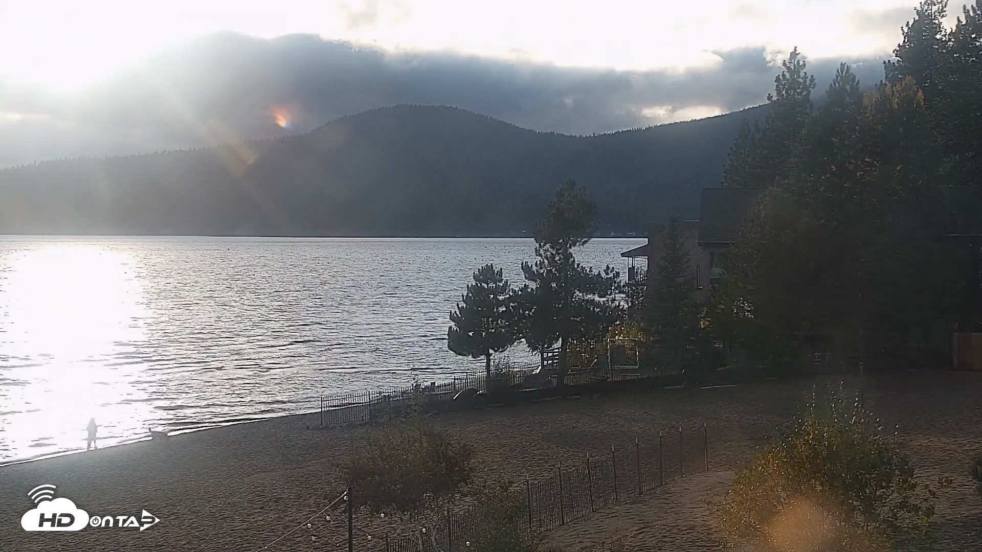 Snapshot of Kings Beach North Lake Tahoe Live Webcam taken Oct 22, 2026, 5:28pm PDT