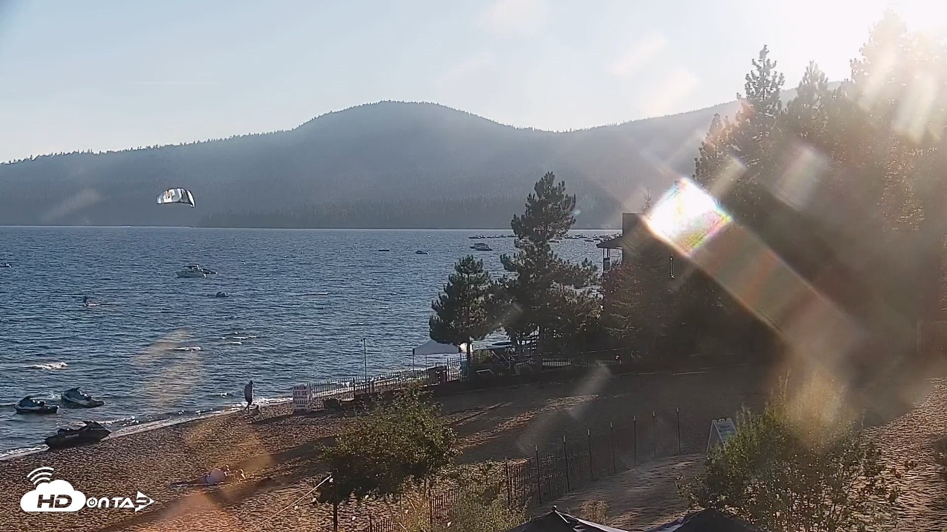 Snapshot of Kings Beach North Lake Tahoe Live Webcam taken Aug 15, 2026, 6:46pm PDT
