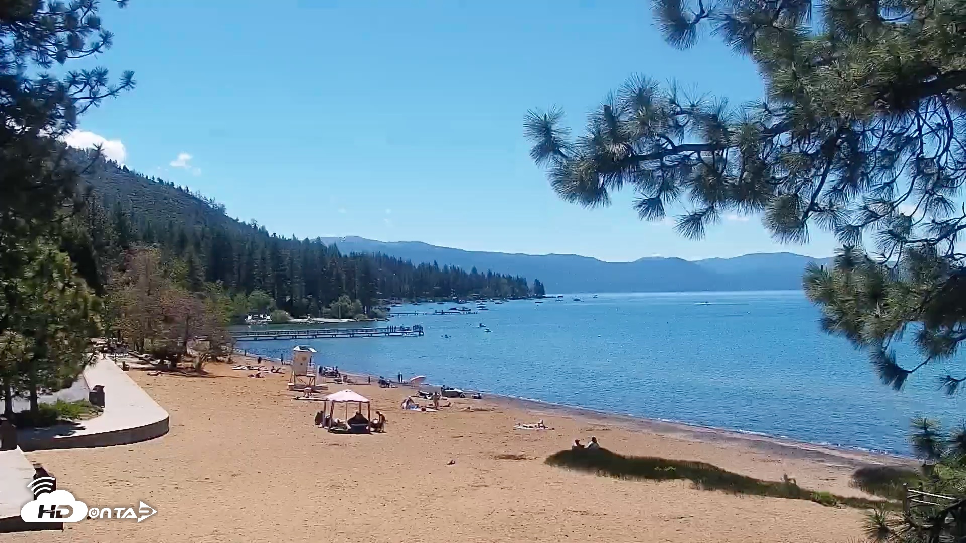 Snapshot of Kings Beach North Lake Tahoe Live Webcam taken May 31, 2026, 11:00am PDT