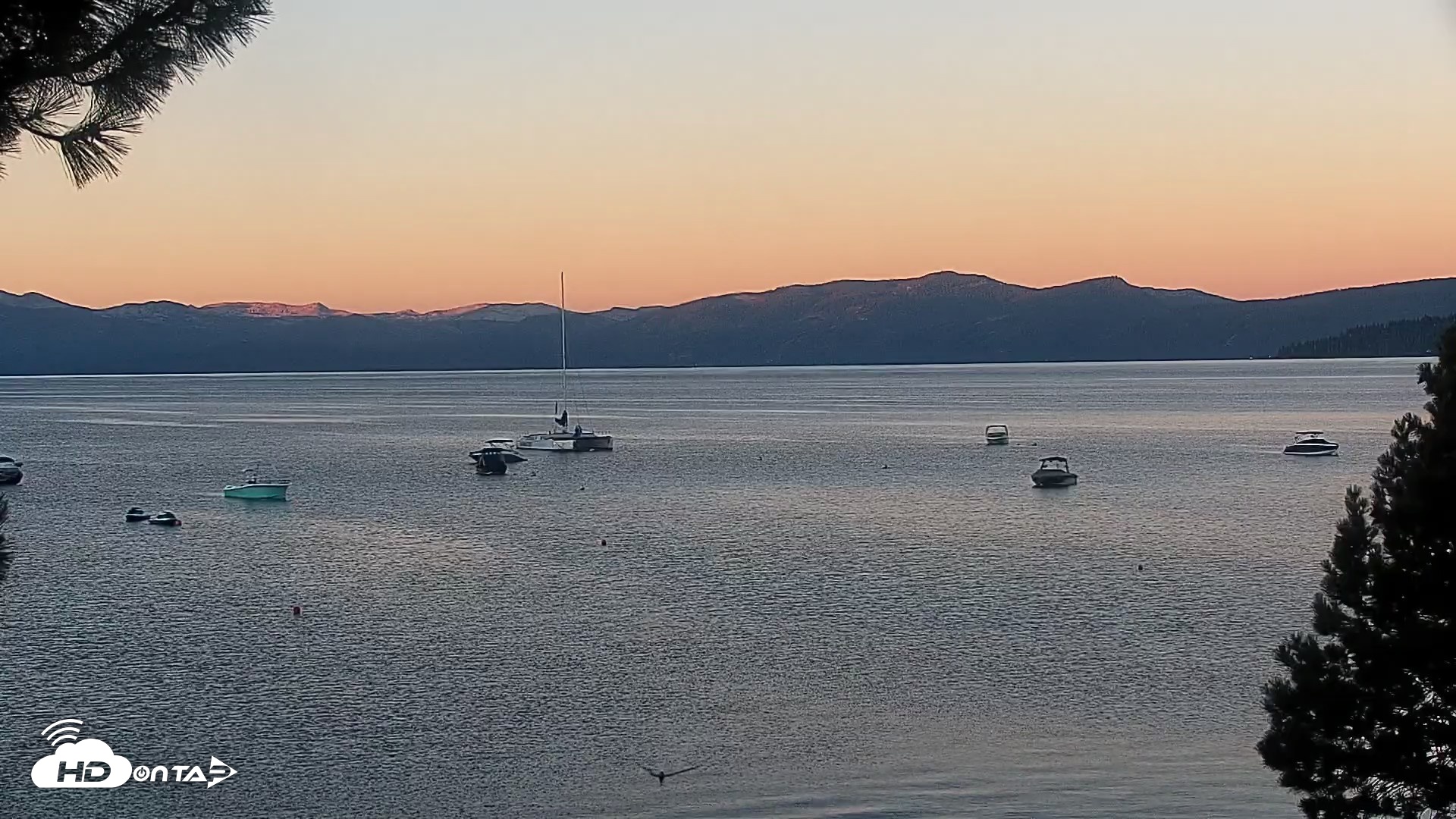 Snapshot of Kings Beach North Lake Tahoe Live Webcam taken Sep 8, 2026, 6:39am PDT