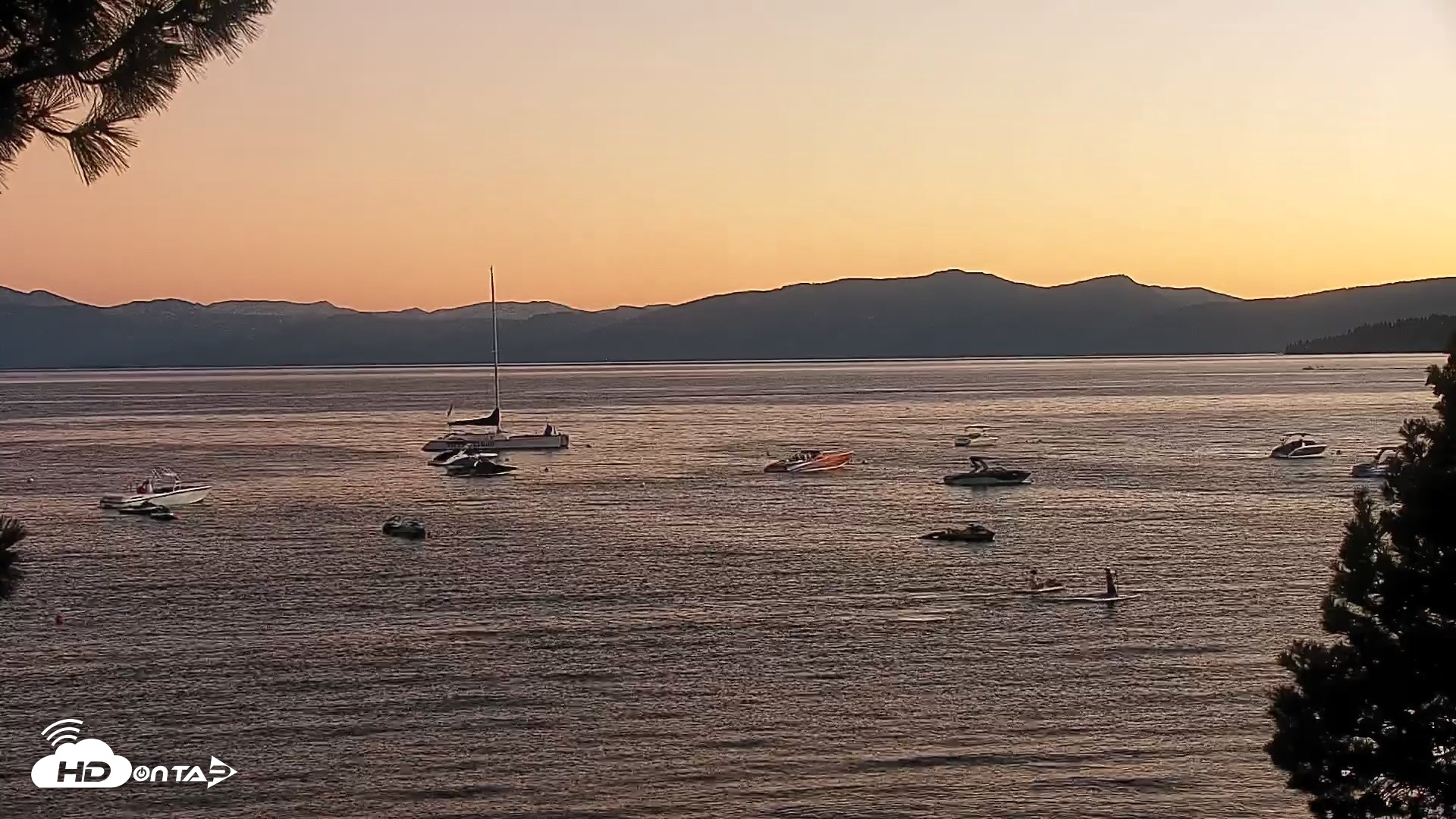 Snapshot of Kings Beach North Lake Tahoe Live Webcam taken Jul 31, 2026, 8:26pm PDT