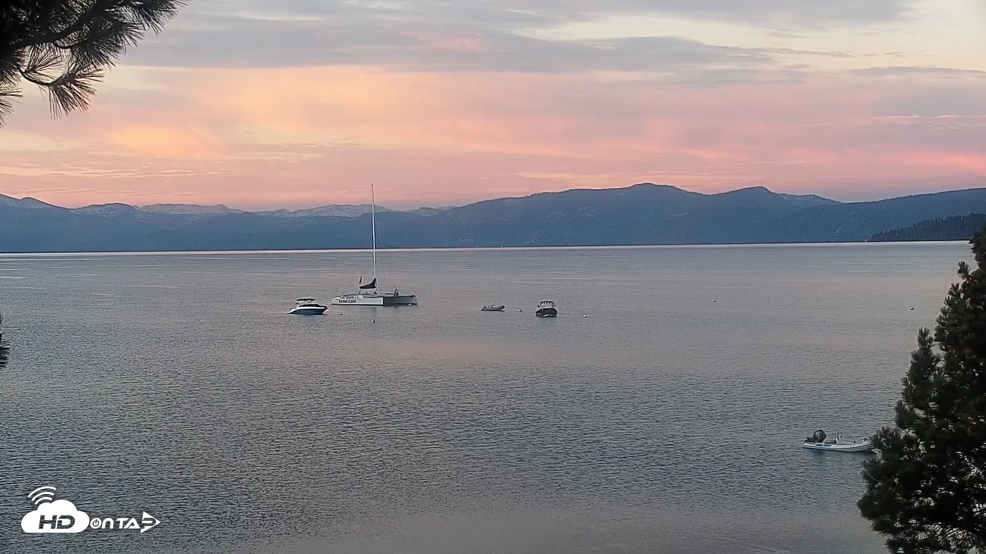 Snapshot of Kings Beach North Lake Tahoe Live Webcam taken Oct 3, 2026, 7:00am PDT