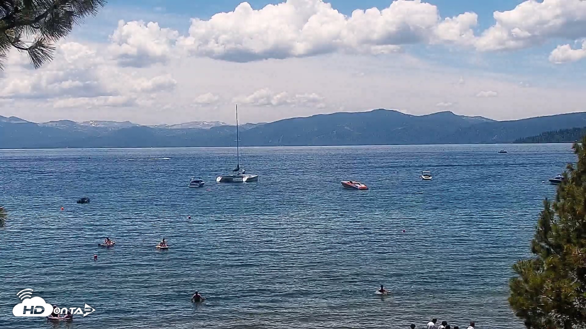 Snapshot of Kings Beach North Lake Tahoe Live Webcam taken Jul 2, 2026, 1:29pm PDT