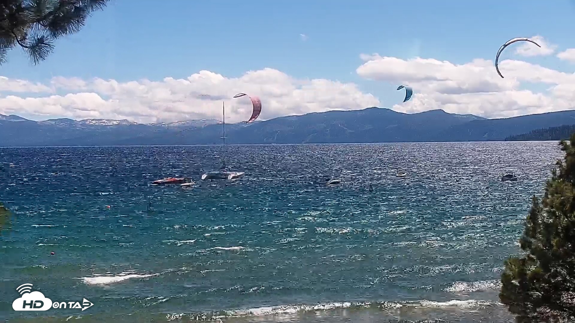 Snapshot of Kings Beach North Lake Tahoe Live Webcam taken Jun 27, 2026, 2:59pm PDT