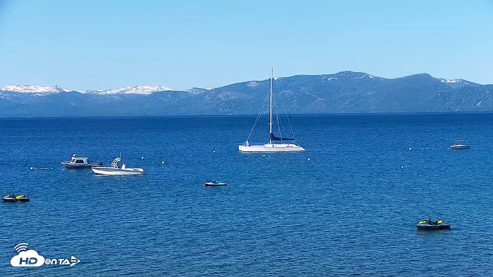 Snapshot of Kings Beach North Lake Tahoe Live Webcam taken Jun 23, 2025, 8:55am PDT