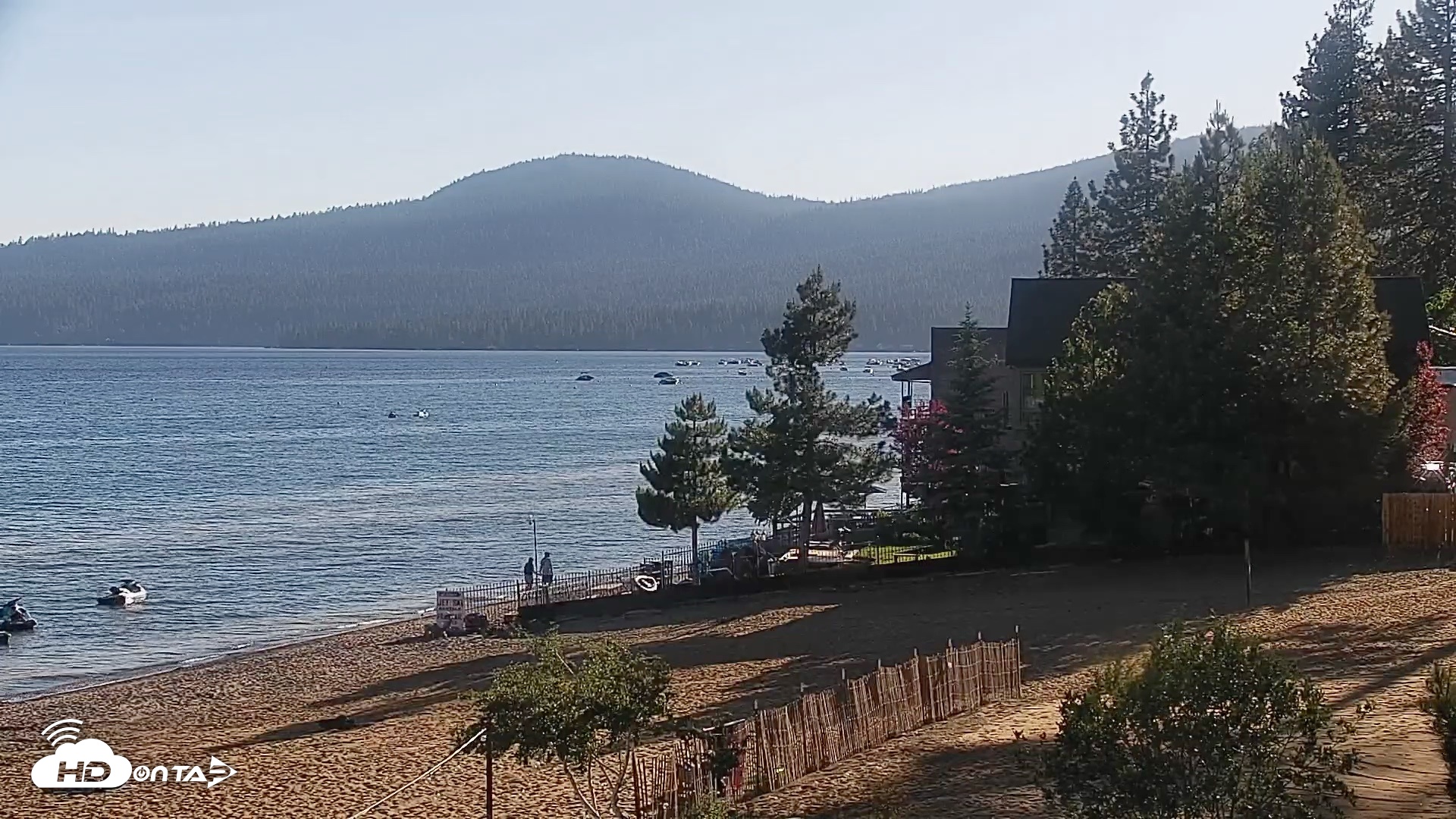 Snapshot of Kings Beach North Lake Tahoe Live Webcam taken Jun 16, 2026, 6:43pm PDT