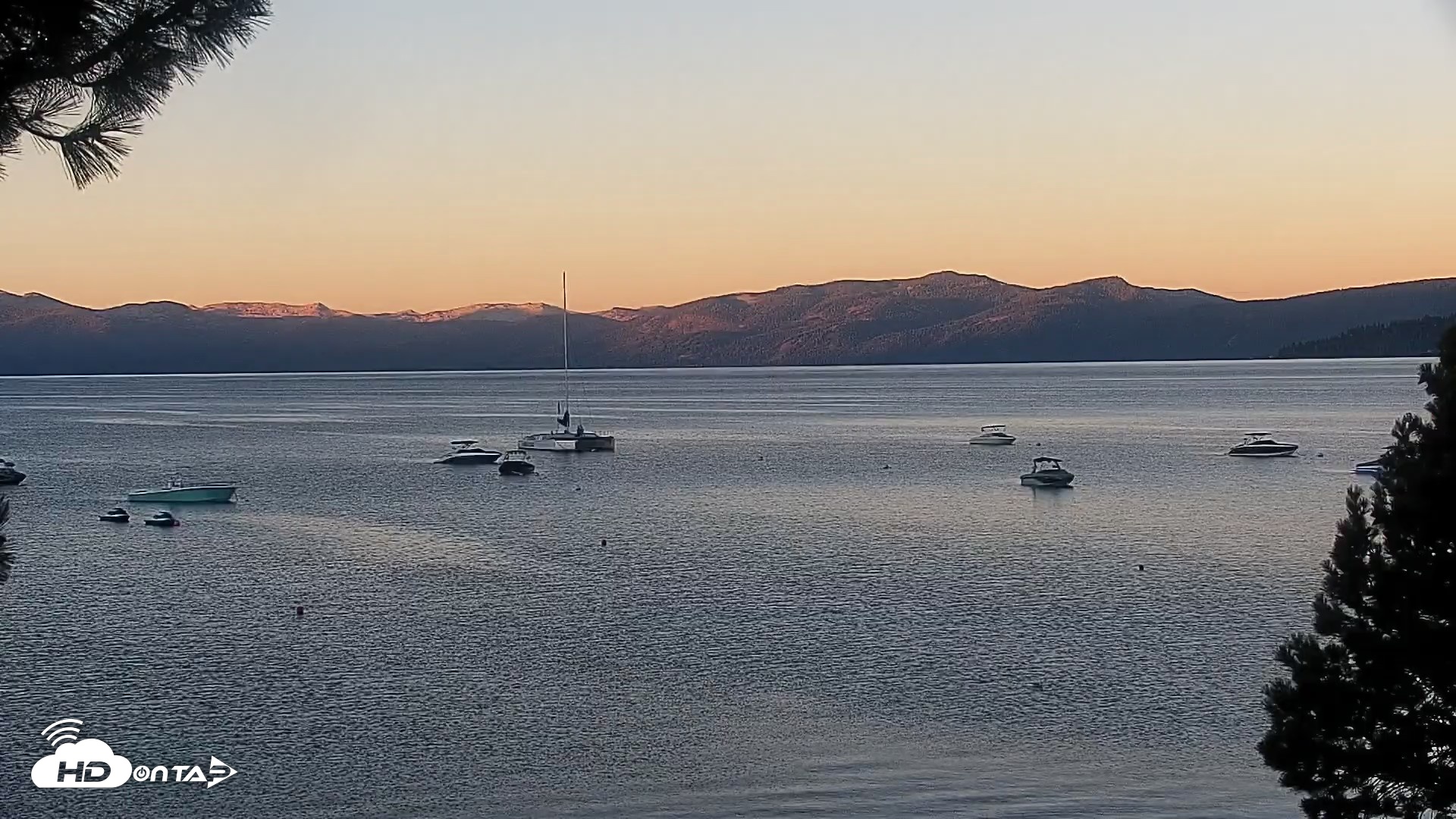 Snapshot of Kings Beach North Lake Tahoe Live Webcam taken Sep 8, 2026, 6:44am PDT