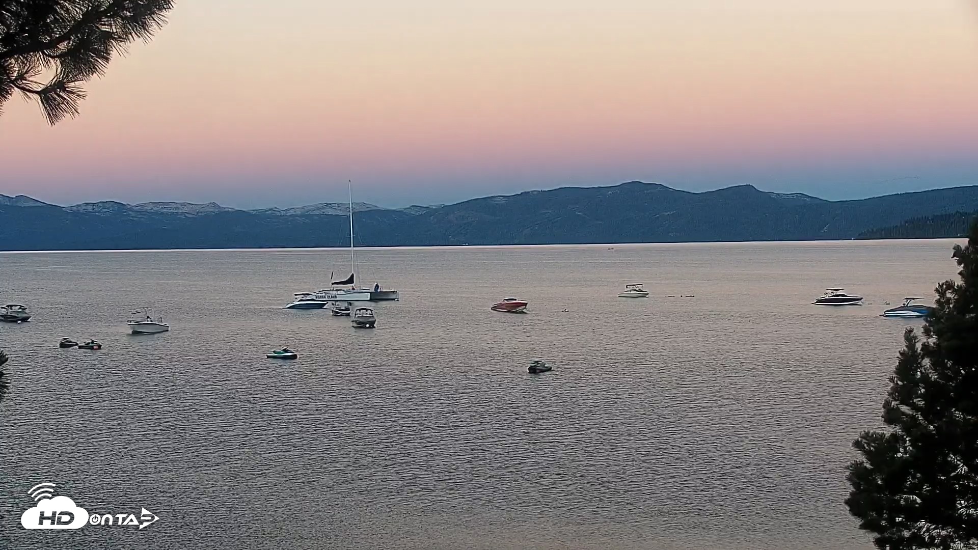 Snapshot of Kings Beach North Lake Tahoe Live Webcam taken Jul 24, 2026, 5:50am PDT