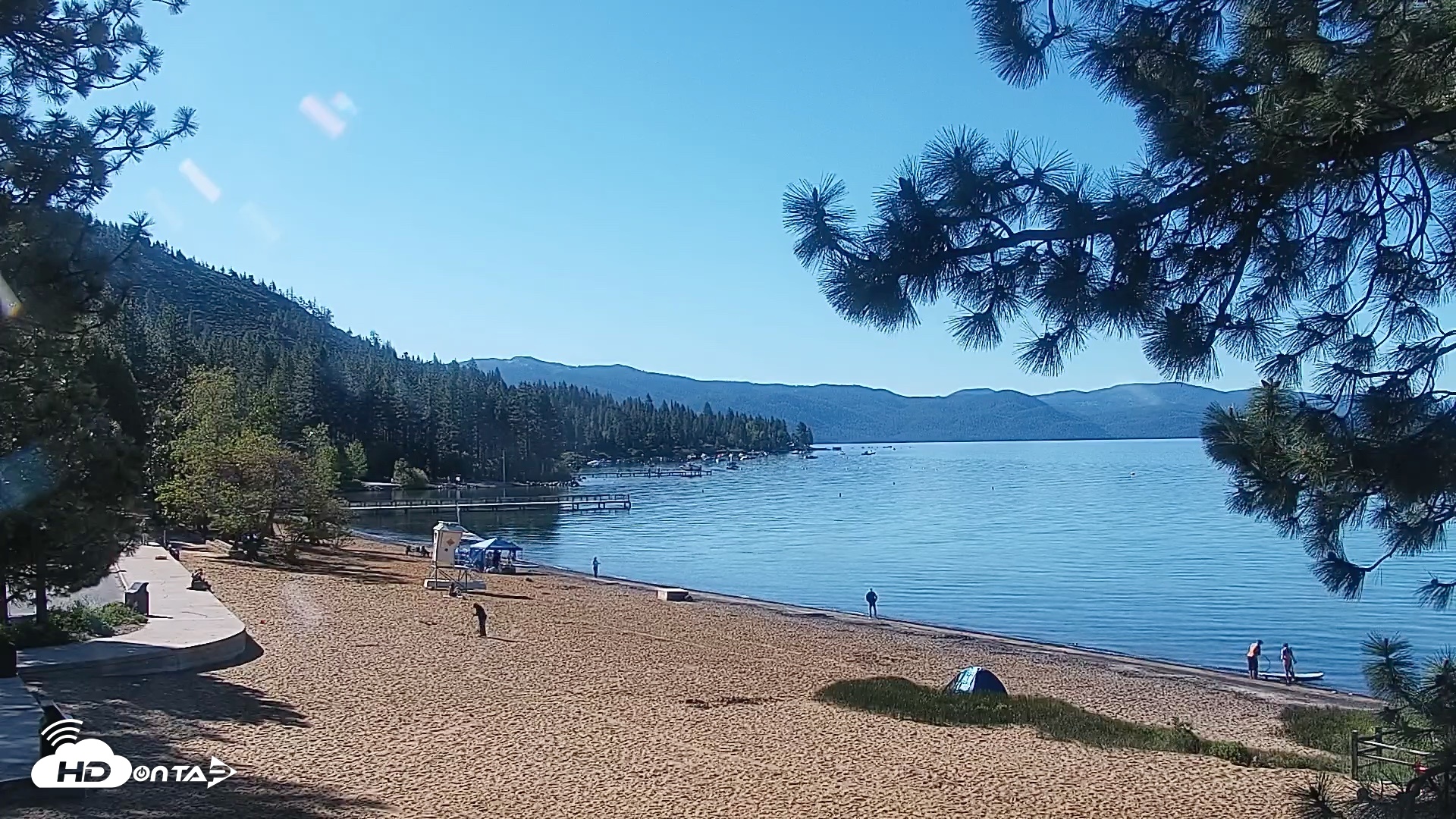 Snapshot of Kings Beach North Lake Tahoe Live Webcam taken Jun 7, 2026, 8:38am PDT