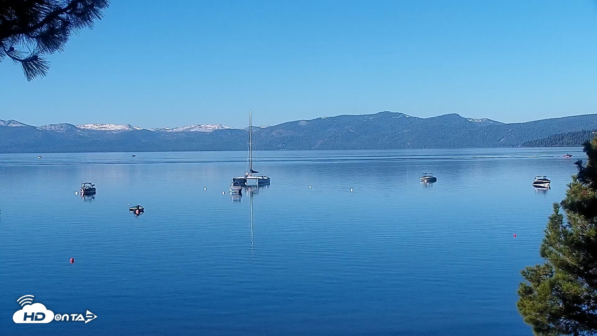 Snapshot of Kings Beach North Lake Tahoe Live Webcam taken Jun 12, 2026, 7:25am PDT