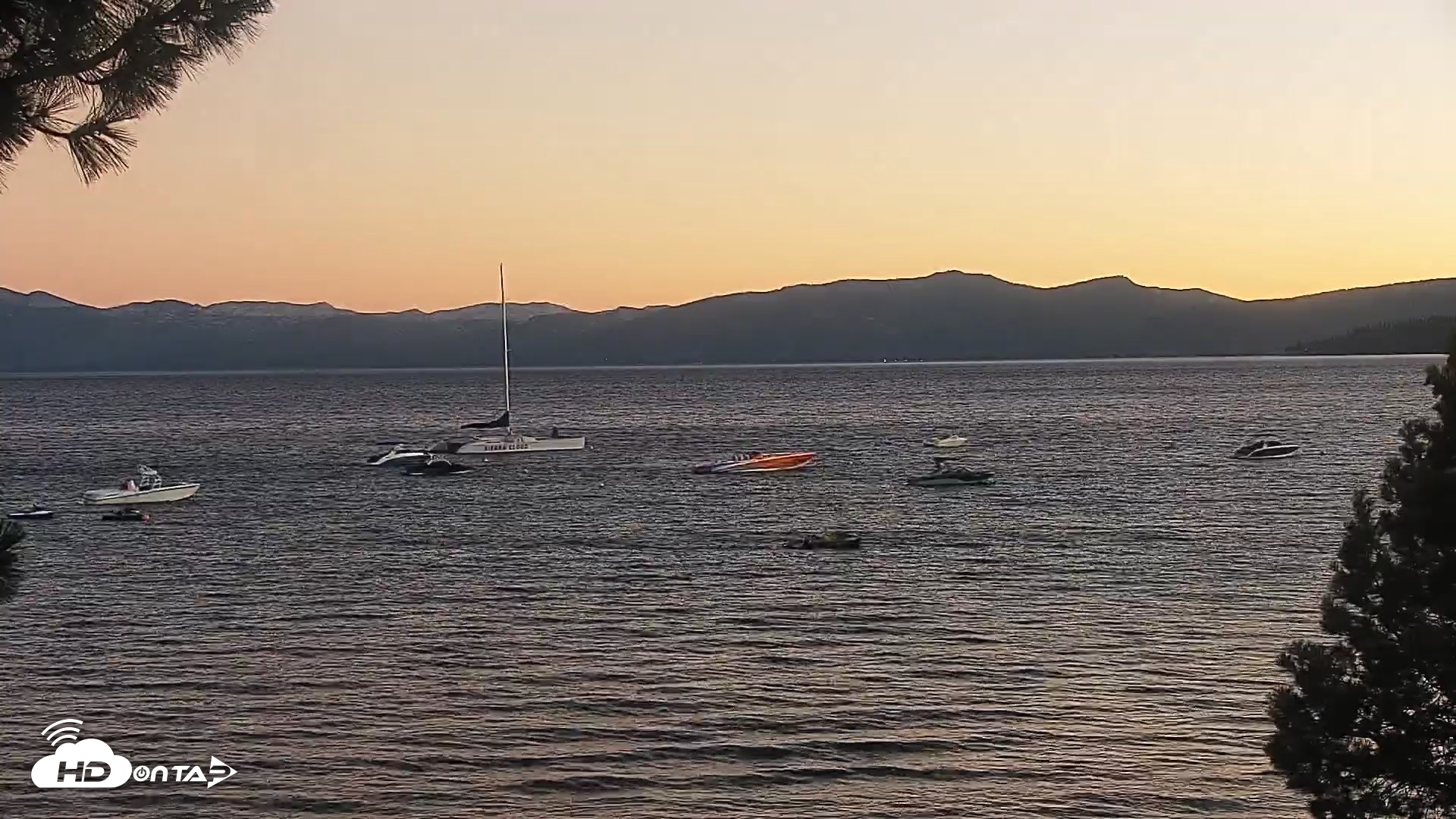 Snapshot of Kings Beach North Lake Tahoe Live Webcam taken Jul 30, 2026, 8:28pm PDT