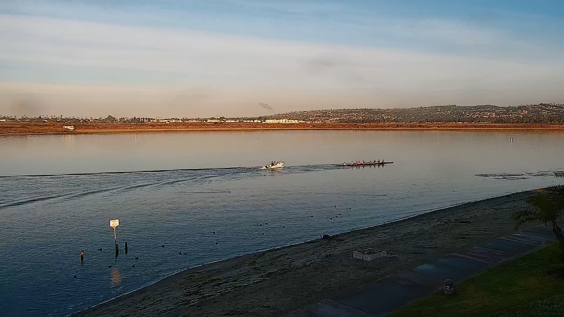 Snapshot of SD Mission Bay Resort Live Webcam taken Jan 31, 2025, 7:38am PST