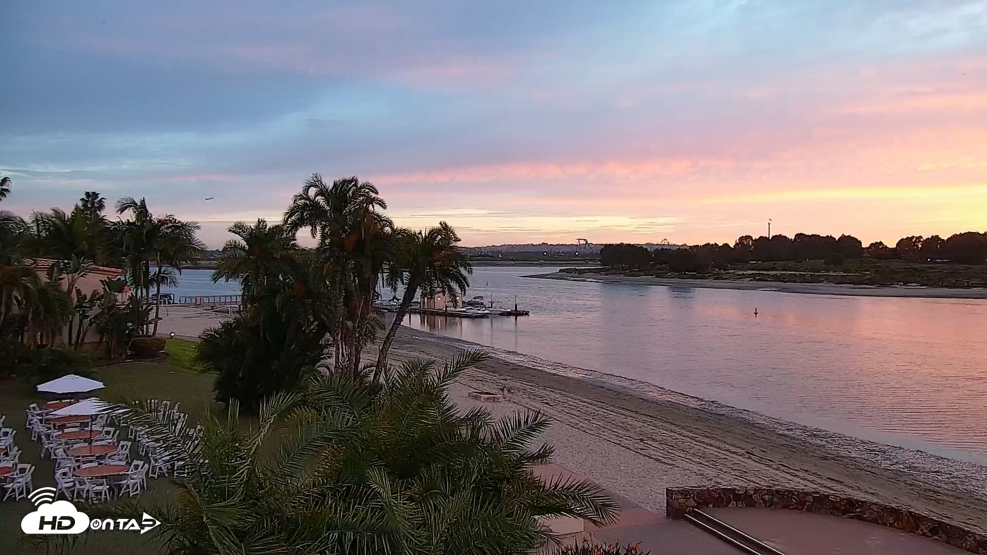 Snapshot of SD Mission Bay Resort Live Webcam taken Feb 5, 2026, 5:28pm PST