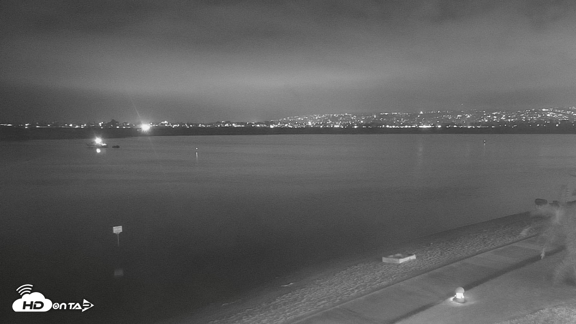 Snapshot of SD Mission Bay Resort Live Webcam taken Aug 9, 2026, 9:00pm PDT