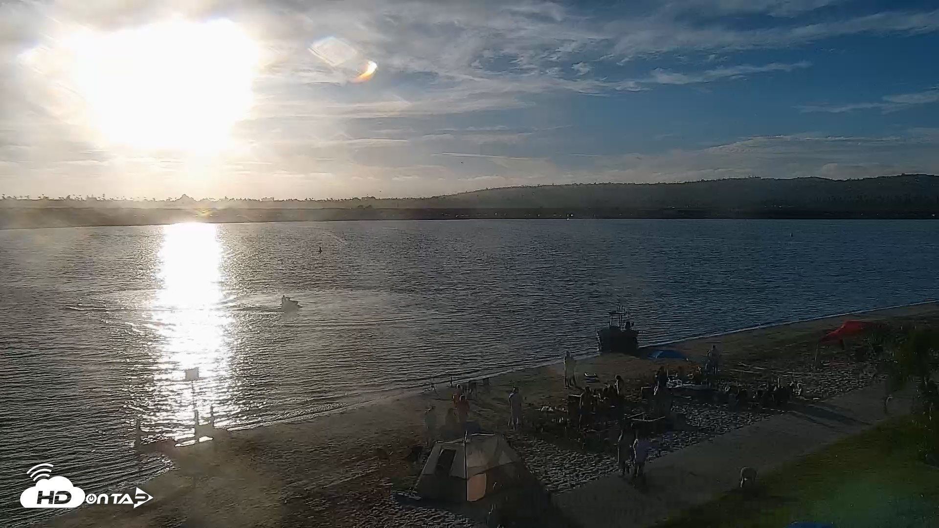 Snapshot of SD Mission Bay Resort Live Webcam taken Jul 4, 2026, 7:17pm PDT