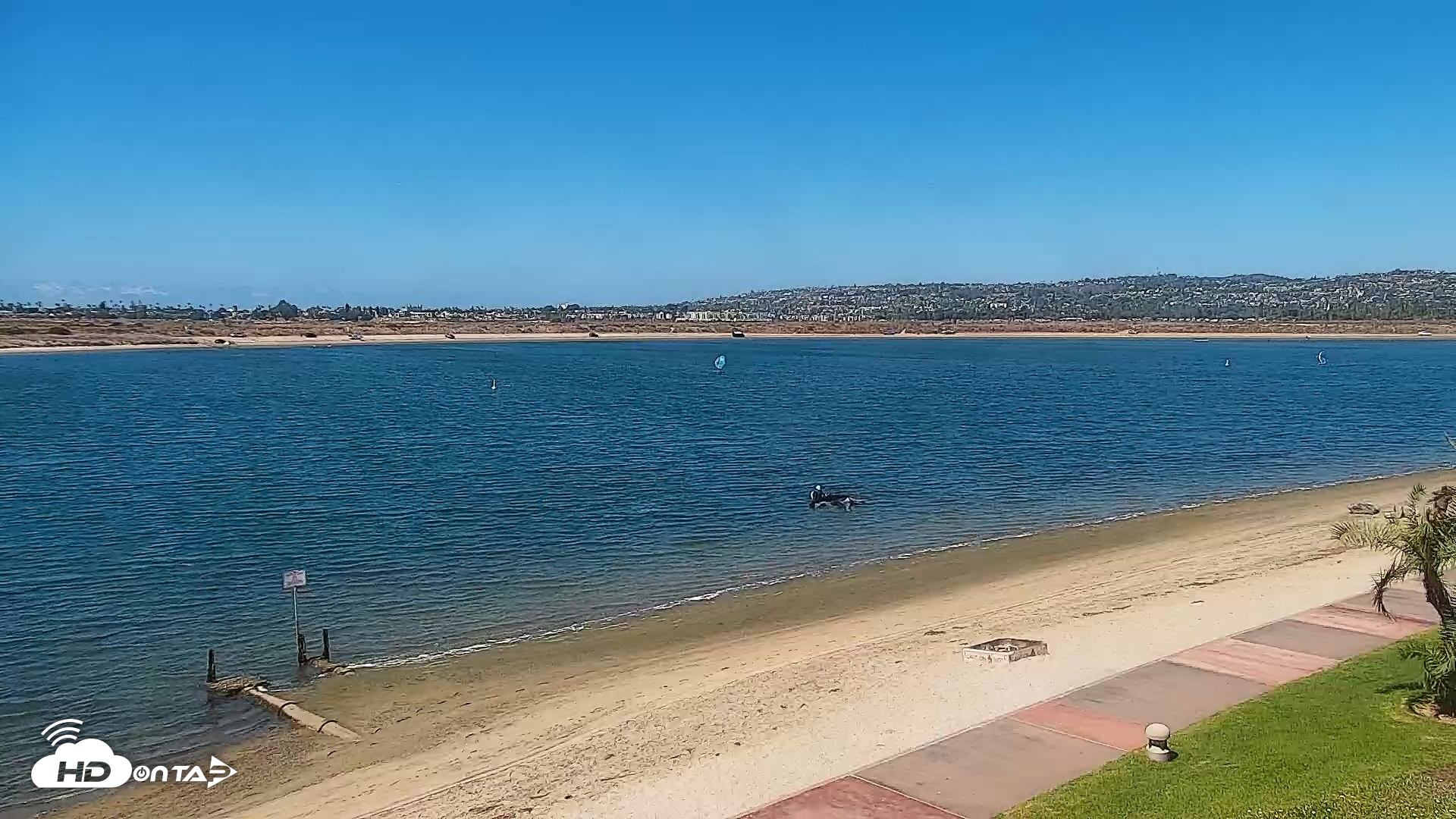Snapshot of SD Mission Bay Resort Live Webcam taken Sep 22, 2026, 12:45pm PDT