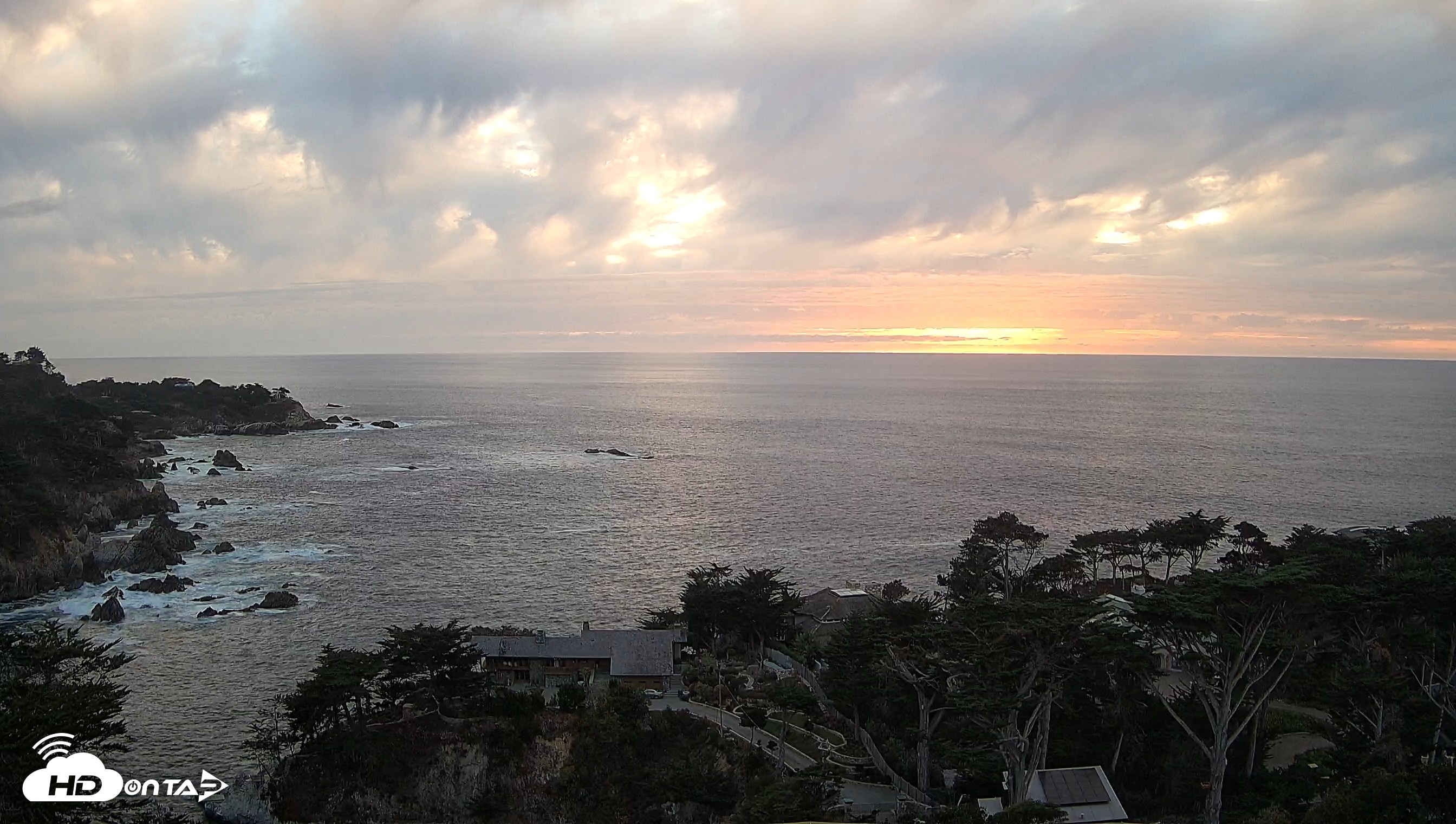 Snapshot of Carmel-By-The-Sea Live Webcam taken Oct 20, 2026, 6:03pm PDT