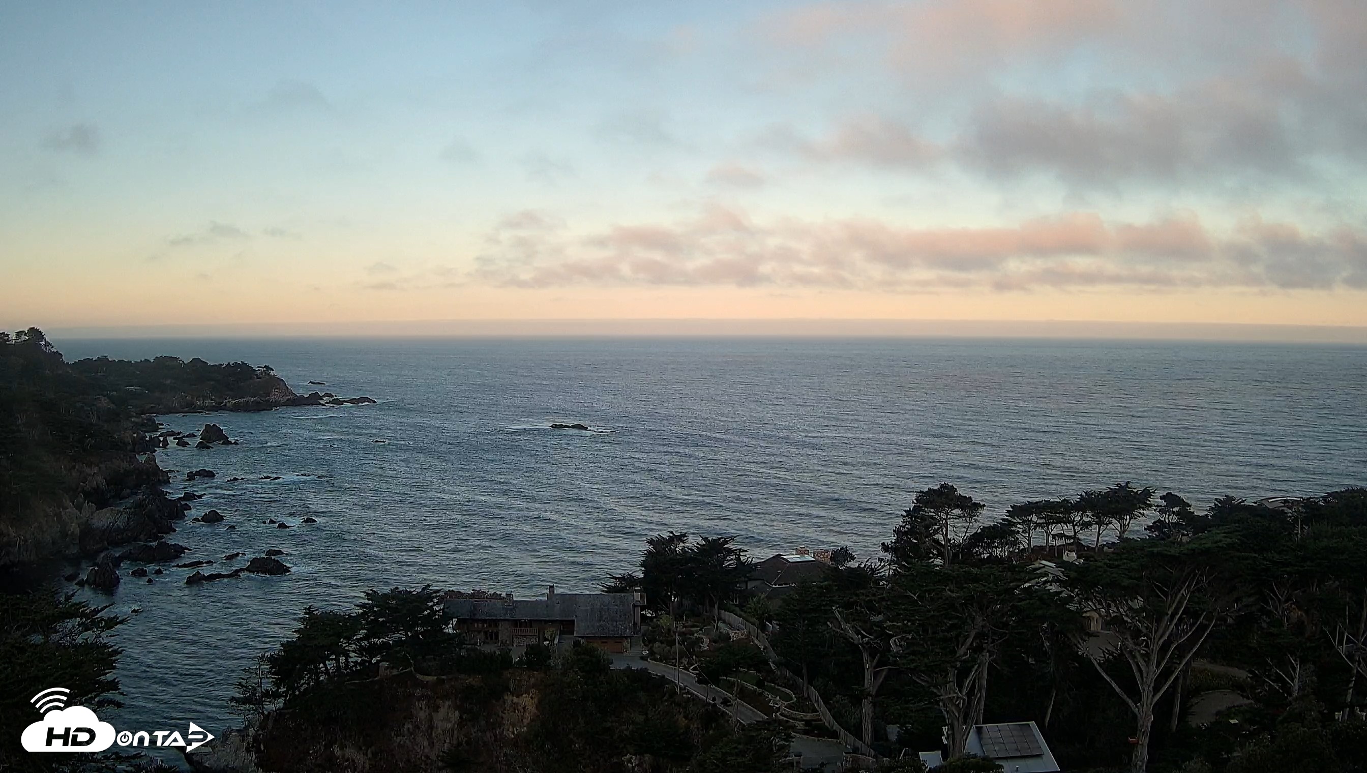 Snapshot of Carmel-By-The-Sea Live Webcam taken Aug 22, 2026, 6:56am PDT