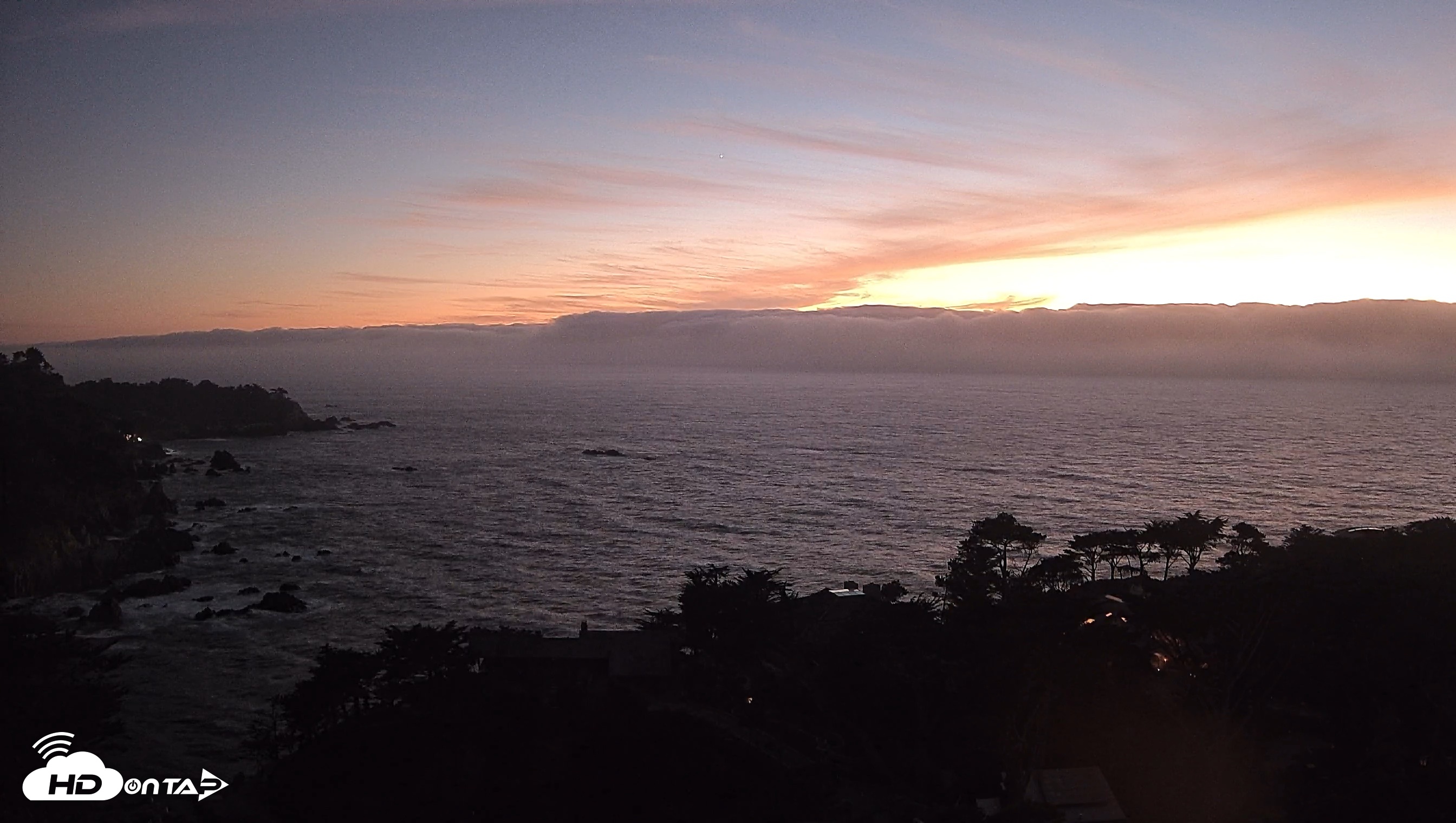 Snapshot of Carmel-By-The-Sea Live Webcam taken Sep 10, 2026, 7:54pm PDT
