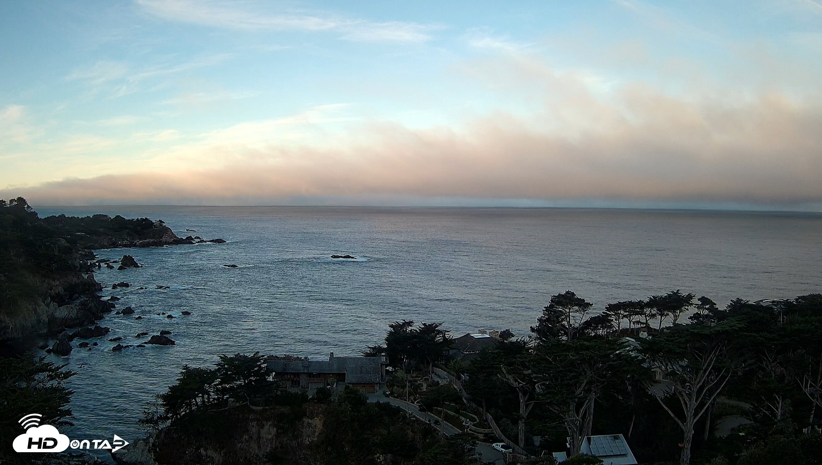 Snapshot of Carmel-By-The-Sea Live Webcam taken Aug 20, 2026, 7:04am PDT
