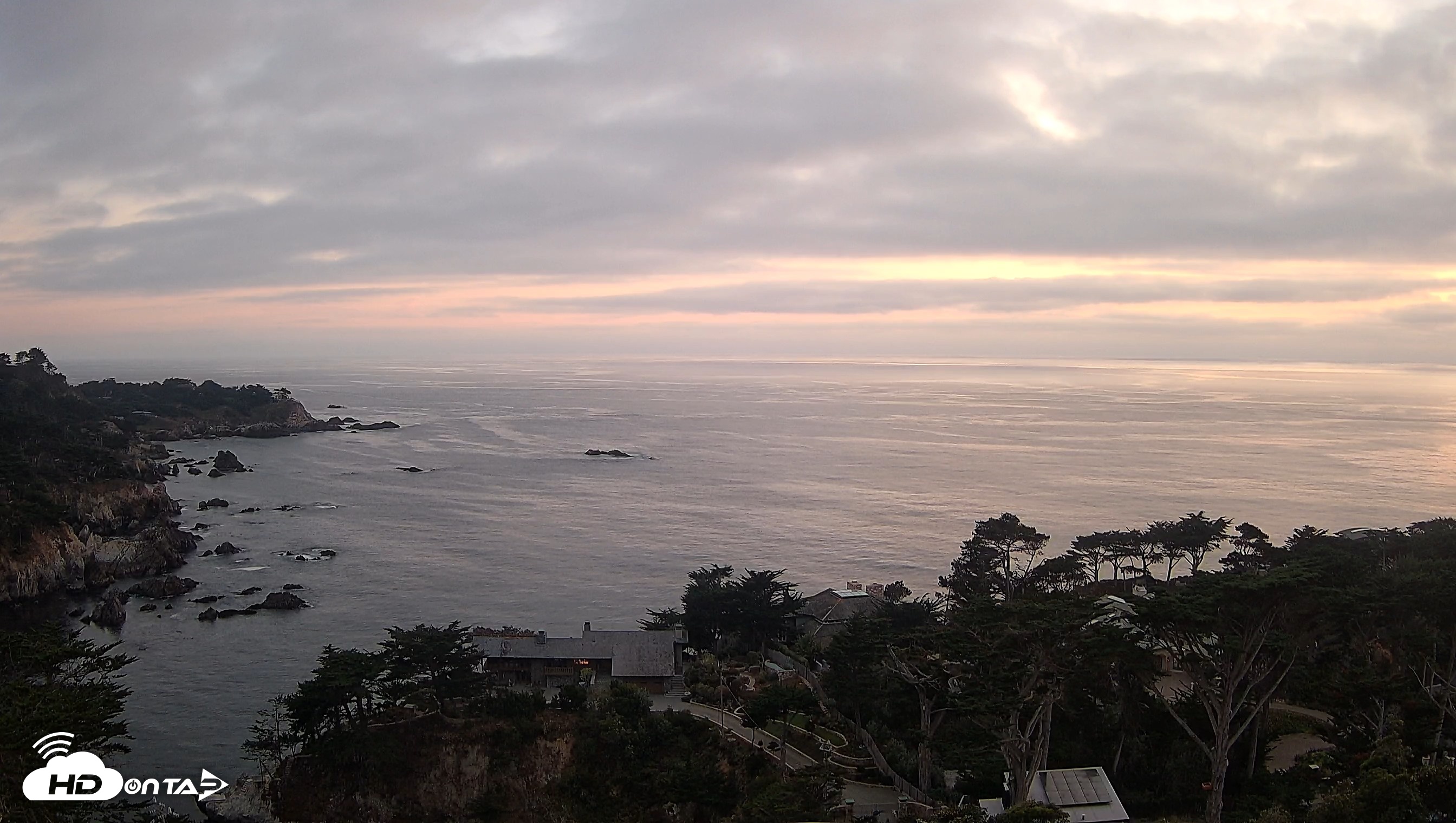 Snapshot of Carmel-By-The-Sea Live Webcam taken Aug 6, 2026, 8:11pm PDT