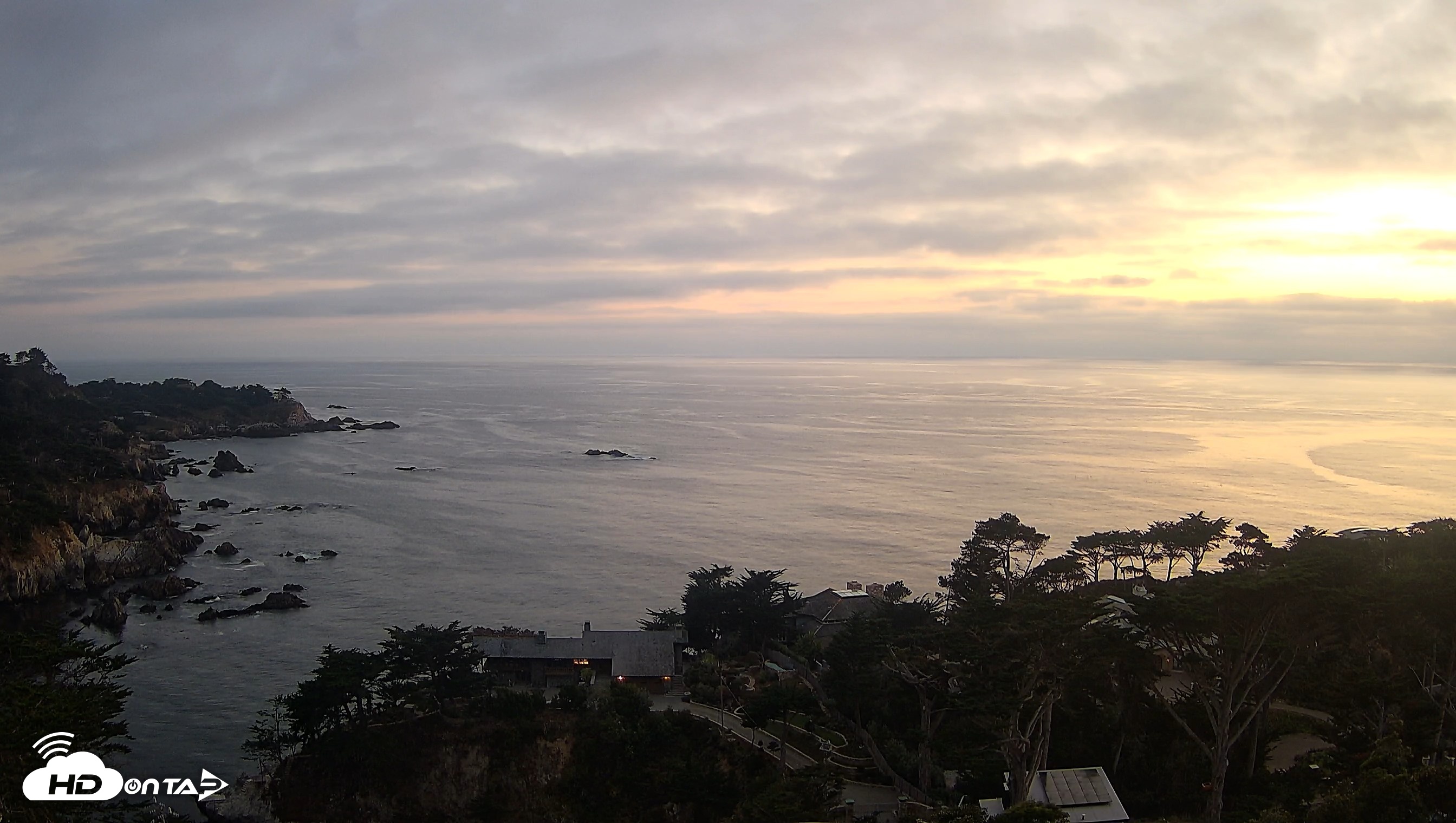 Snapshot of Carmel-By-The-Sea Live Webcam taken Aug 6, 2026, 8:21pm PDT